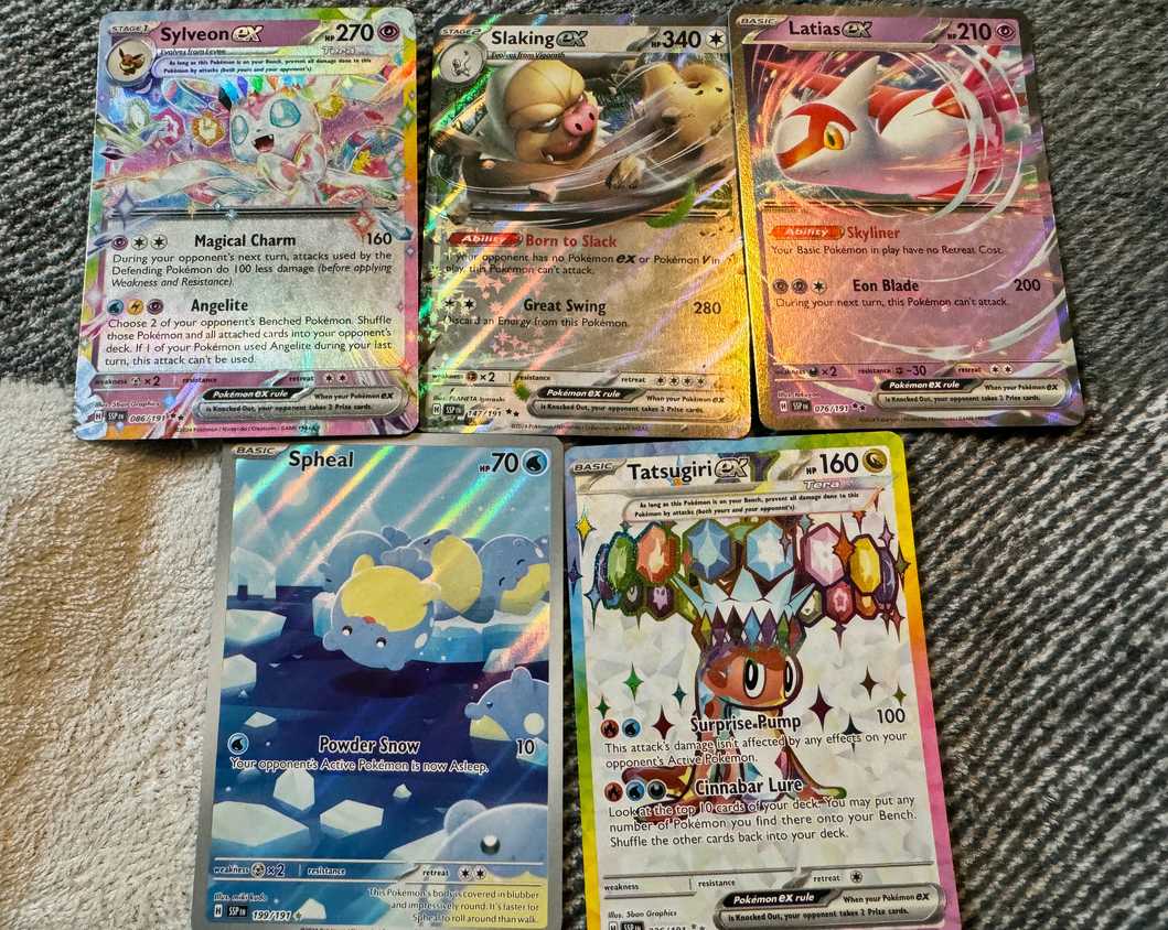 Pokemon TCG - Surging Sparks Hands-On Preview Pokemon TCG - Surging Sparks Hands-On Preview