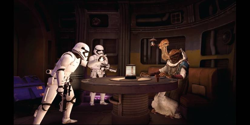  Tales from the Galaxy's edge cutscene