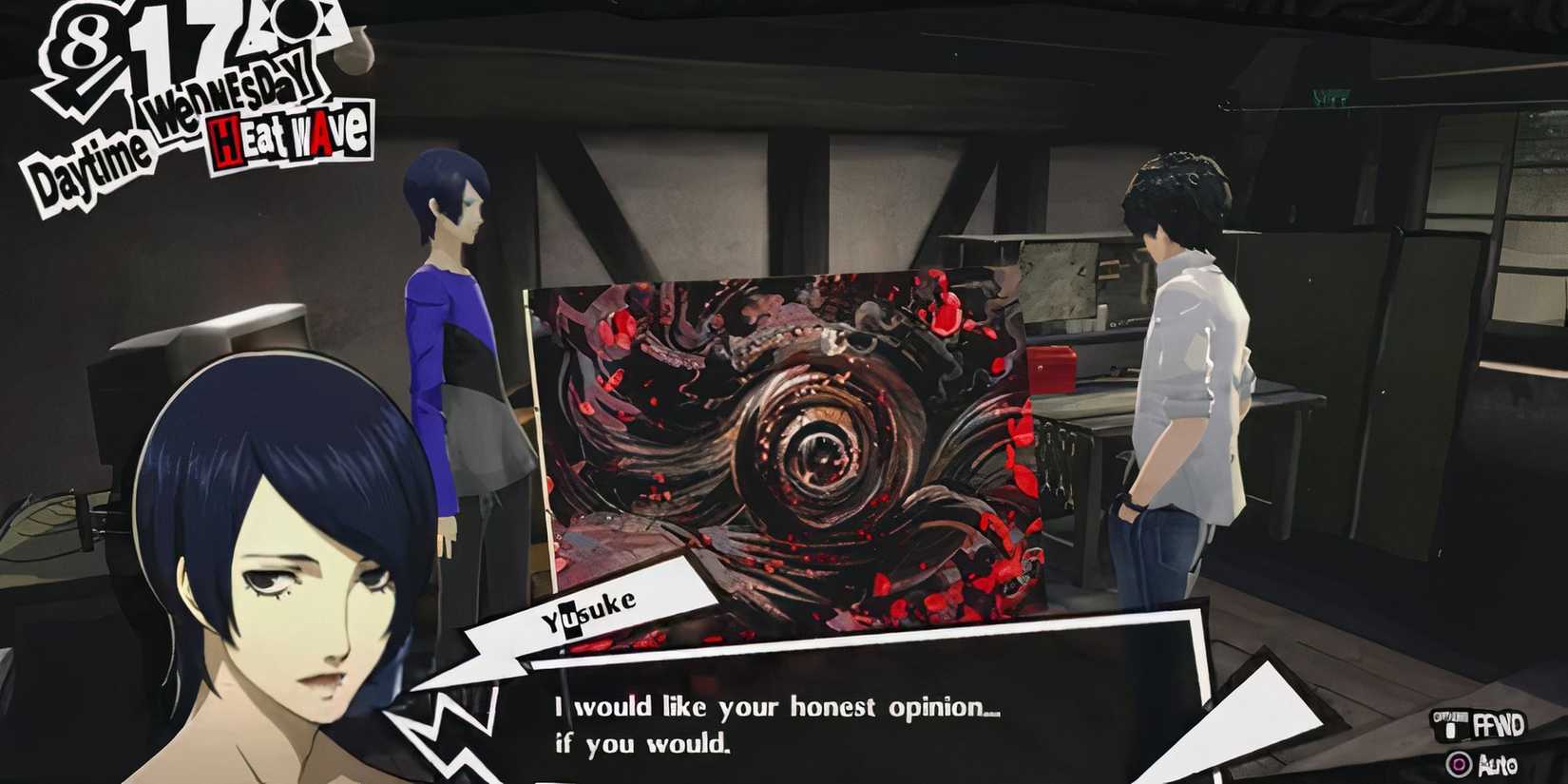 Yusuke rank 2 Persona 5 Royal
