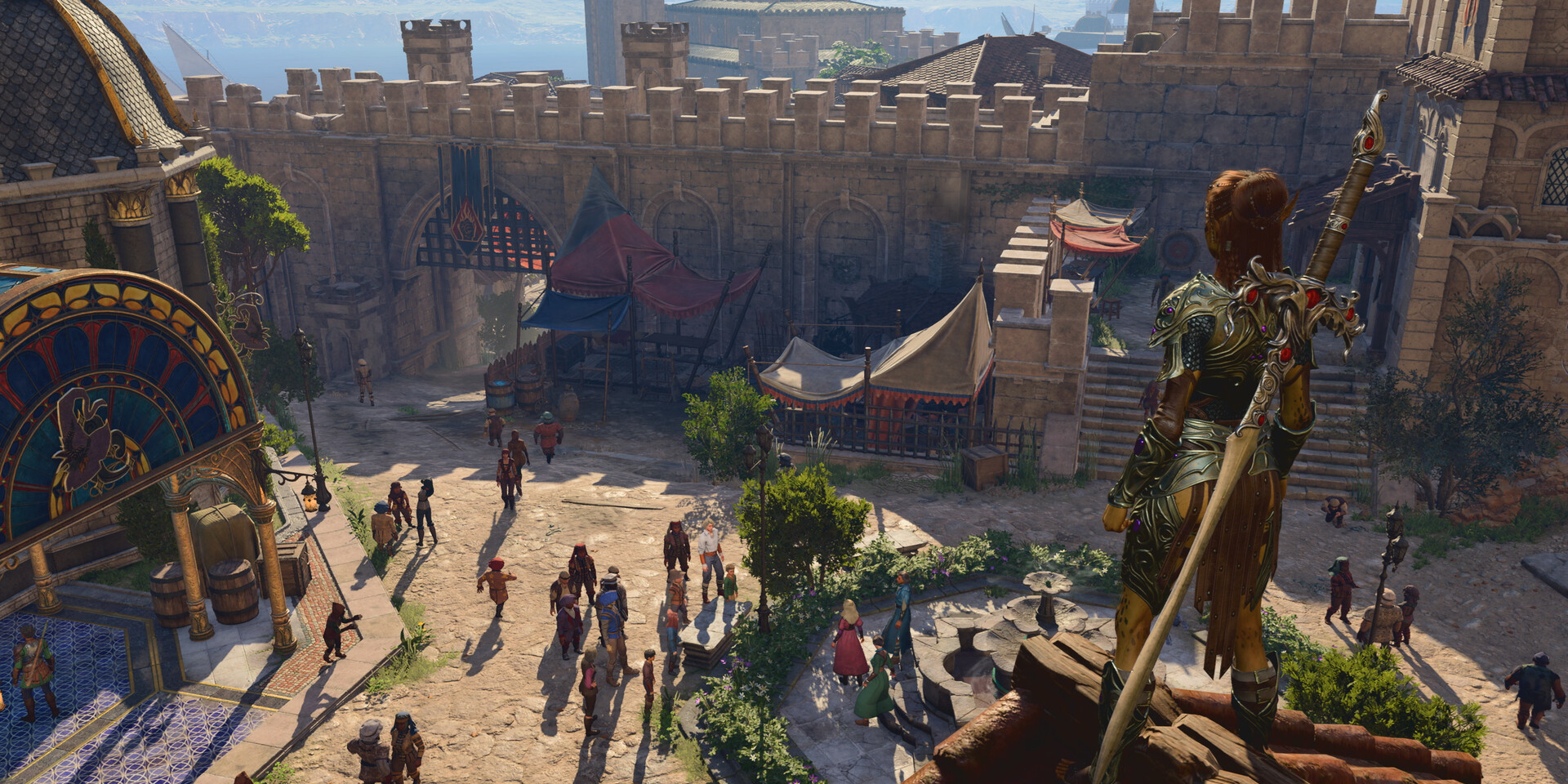 Cinematic footage from the game Baldur's Gate 3
