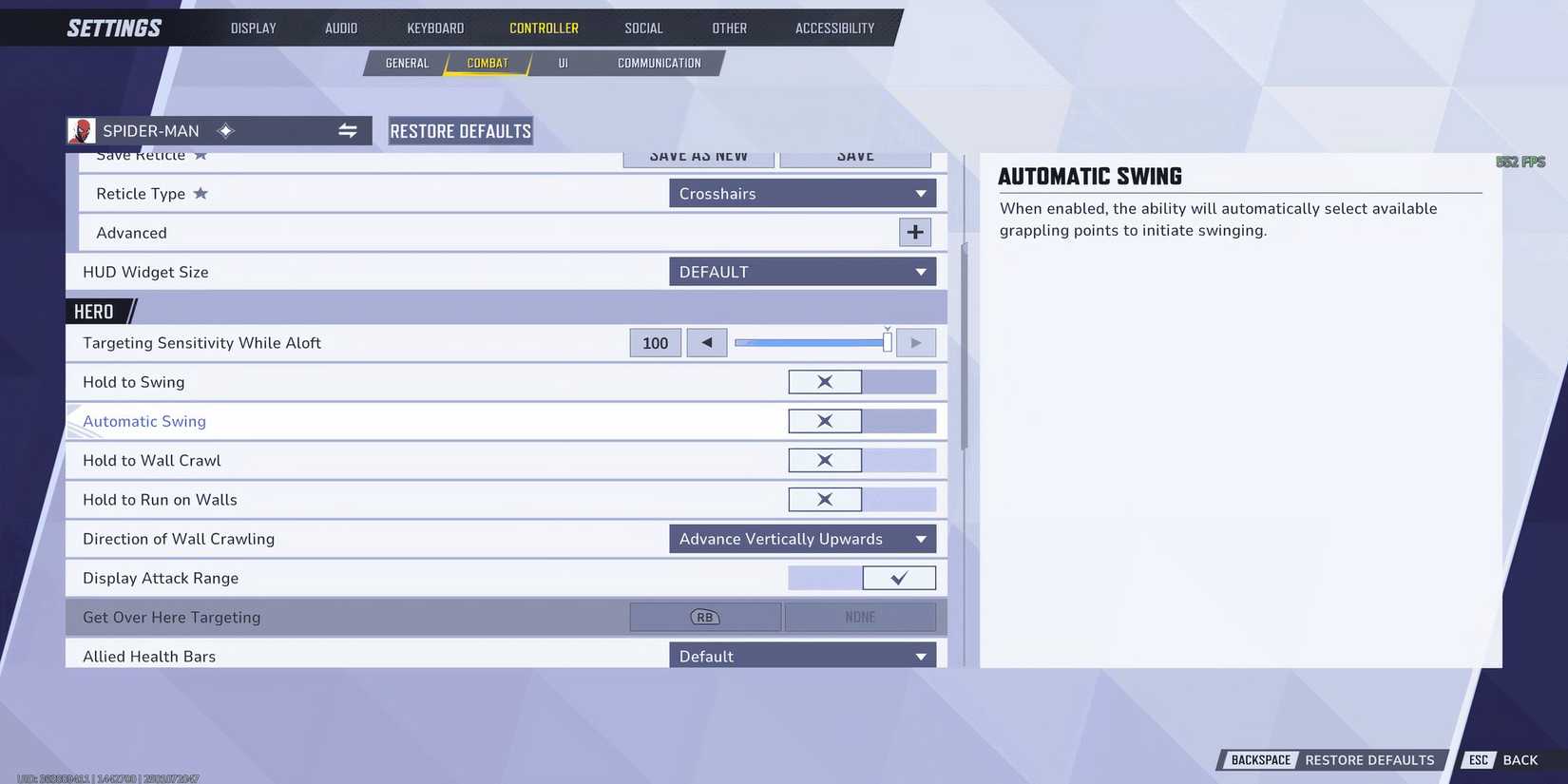 How to Disable Easy Swing in Marvel Rivals