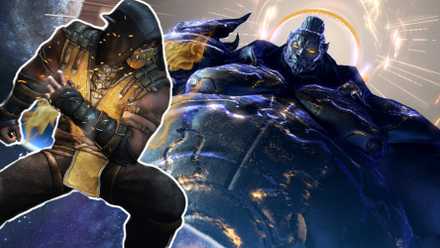 Scorpion from Mortal Kombat X and God from Asura's Wrath
