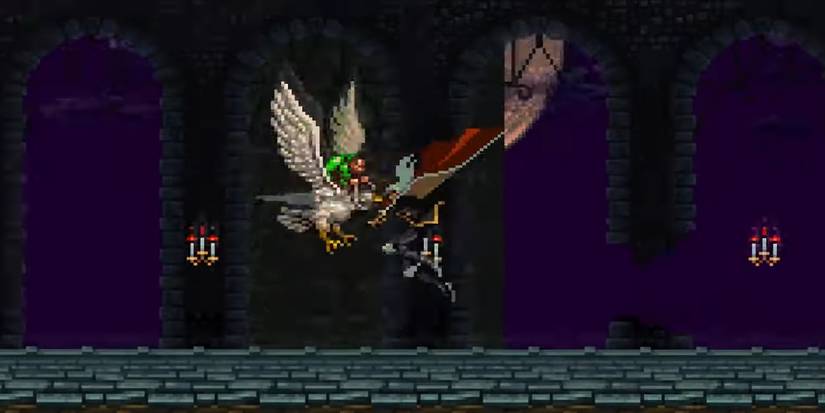 Attacking with Tyrfing in Castlevania Symphony of the Night