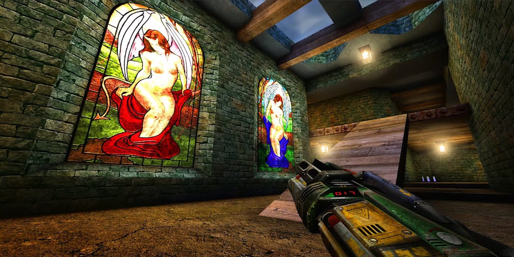 A gameplay image from the game Unreal Tournament
