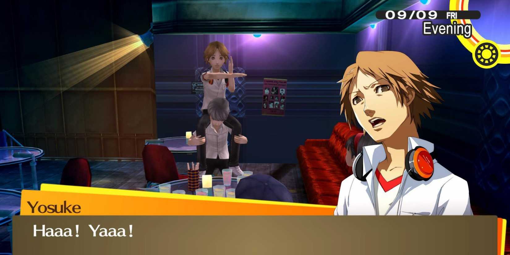 yosuke hanamura and Yu narukami persona 4 golden