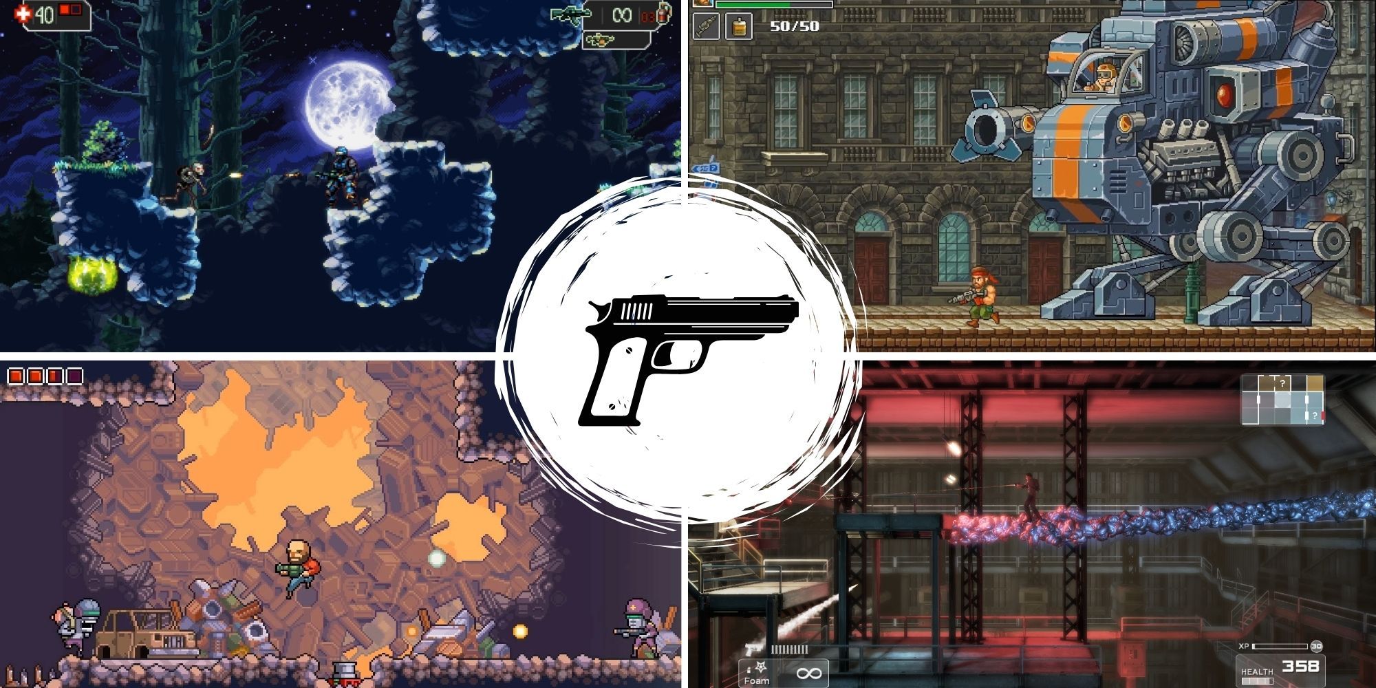 Metroidvanias With Guns