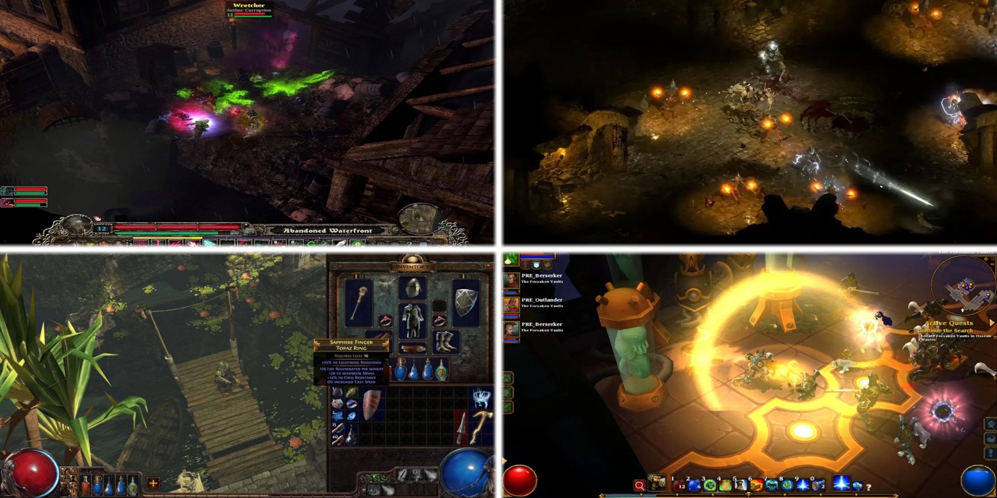 Grim Dawn, Diablo 2 R, PoE, Torchlight 2