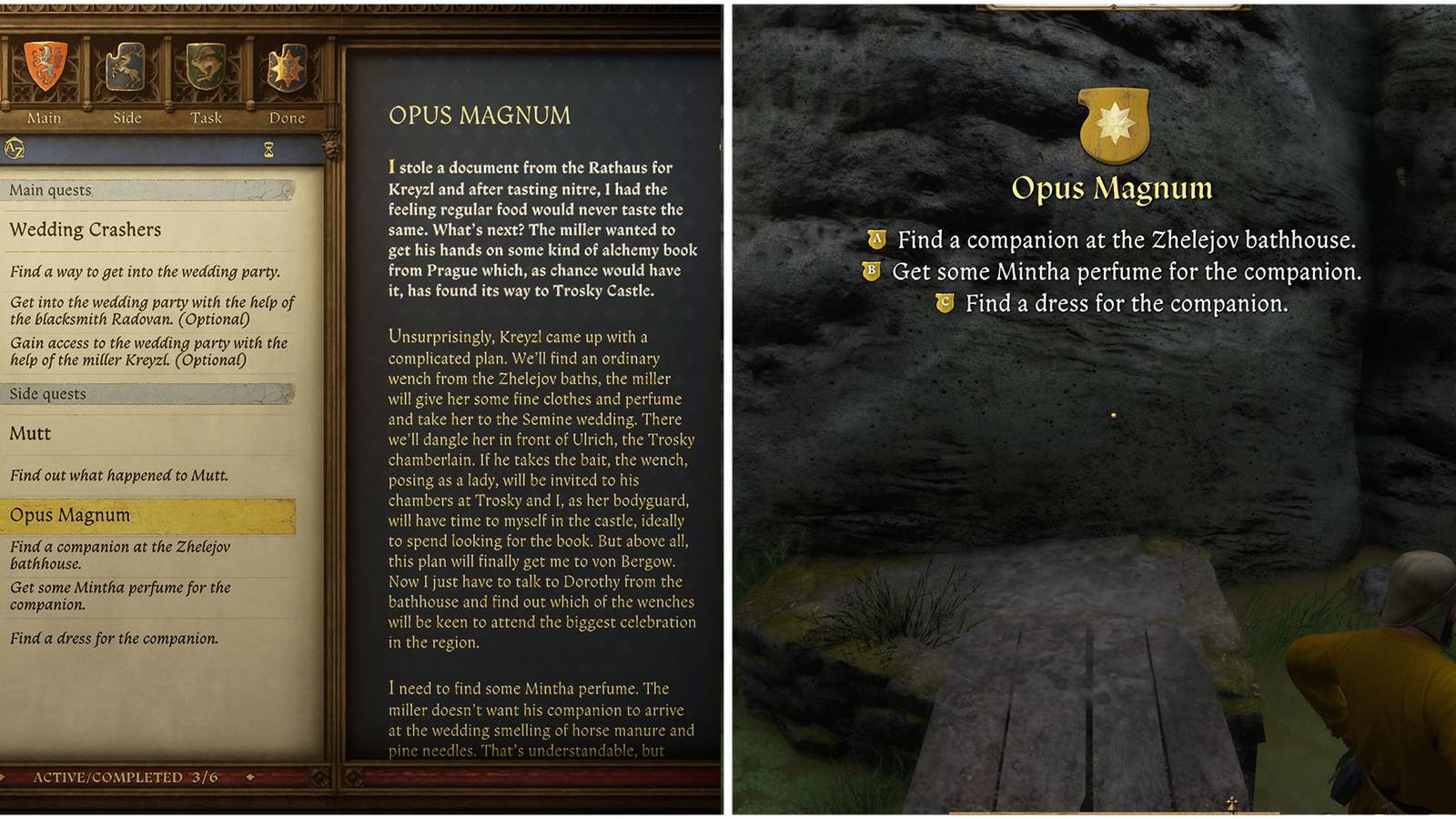 Opus Magnum Side Quest Walkthrough Kingdom Come Deliverance 2
