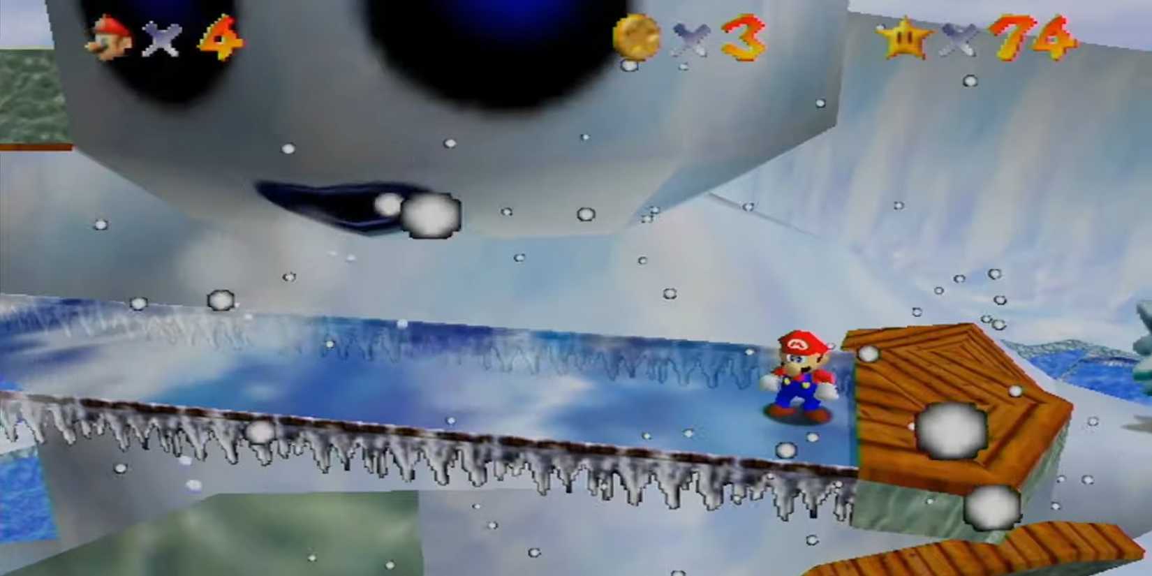 Super Mario 64 Snowman's Land
