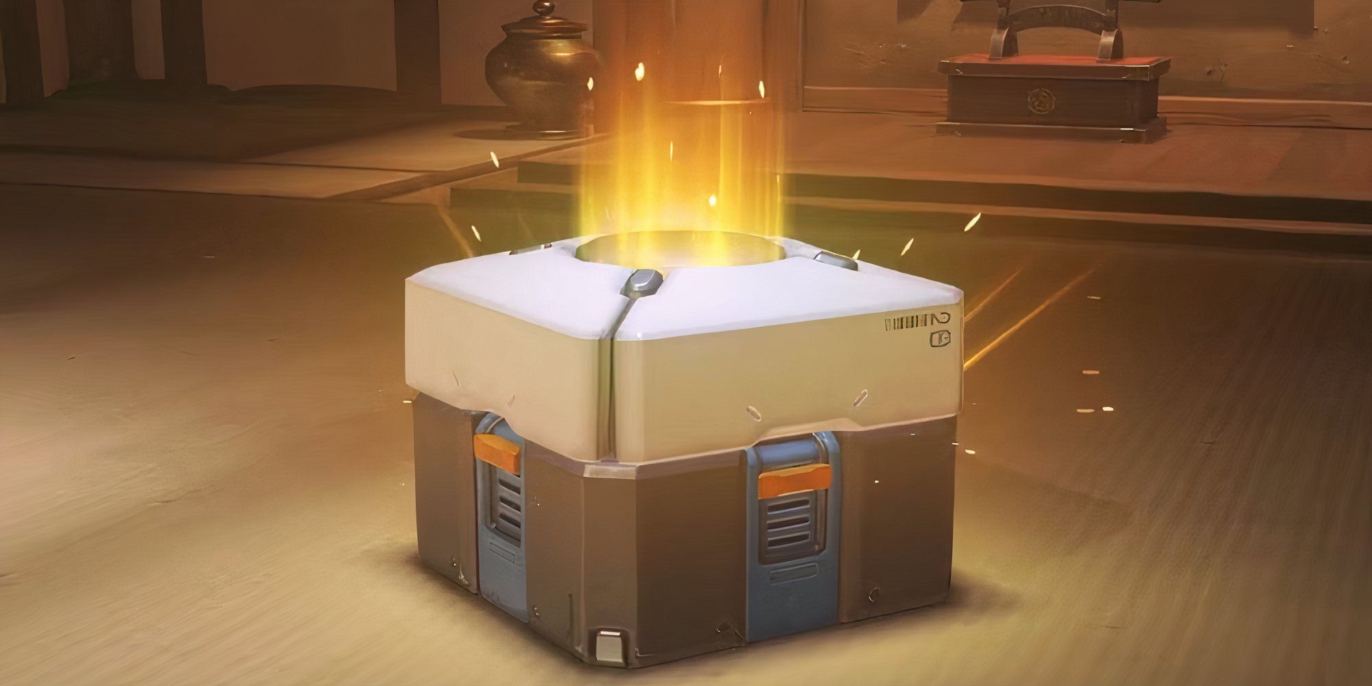 A loot box opening from Overwatch 1.