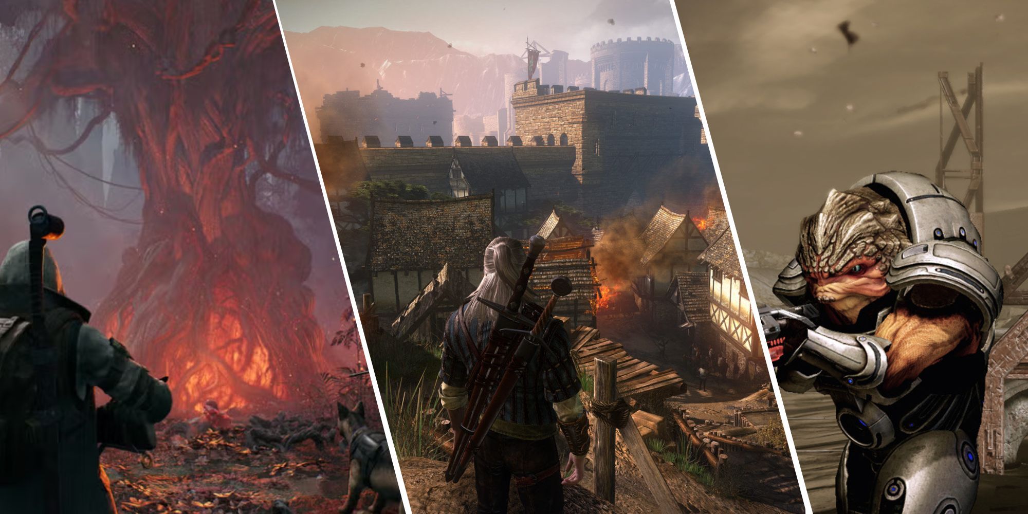 Mass Effect 2, Remnant 2, Witcher 2