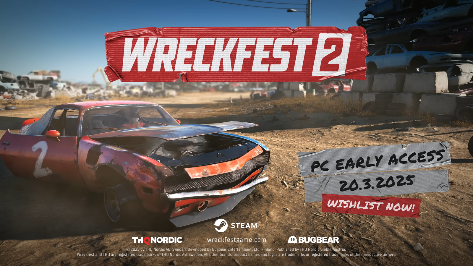 Wreckfest 2 ｜ Early Access Announcement Trailer