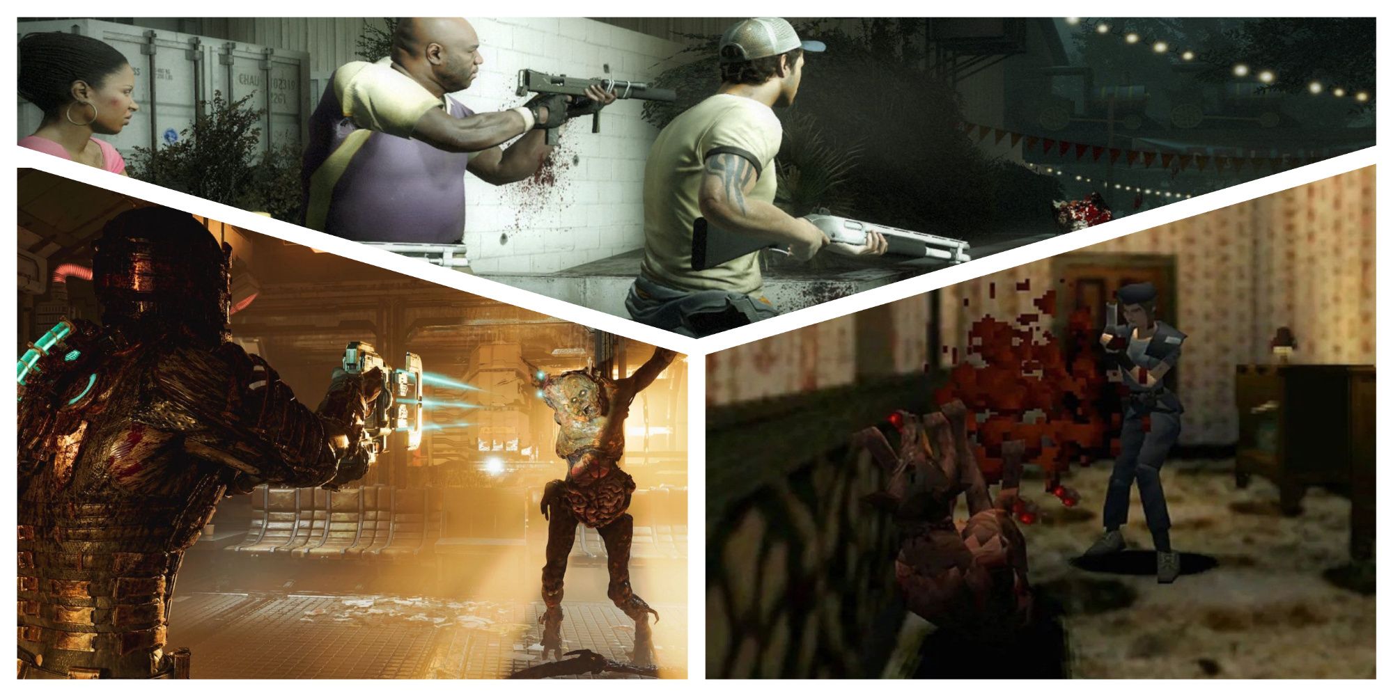 Best Survival Horror Games for Beginners Dead Space Remake Left 4 Dead 2 Resident Evil
