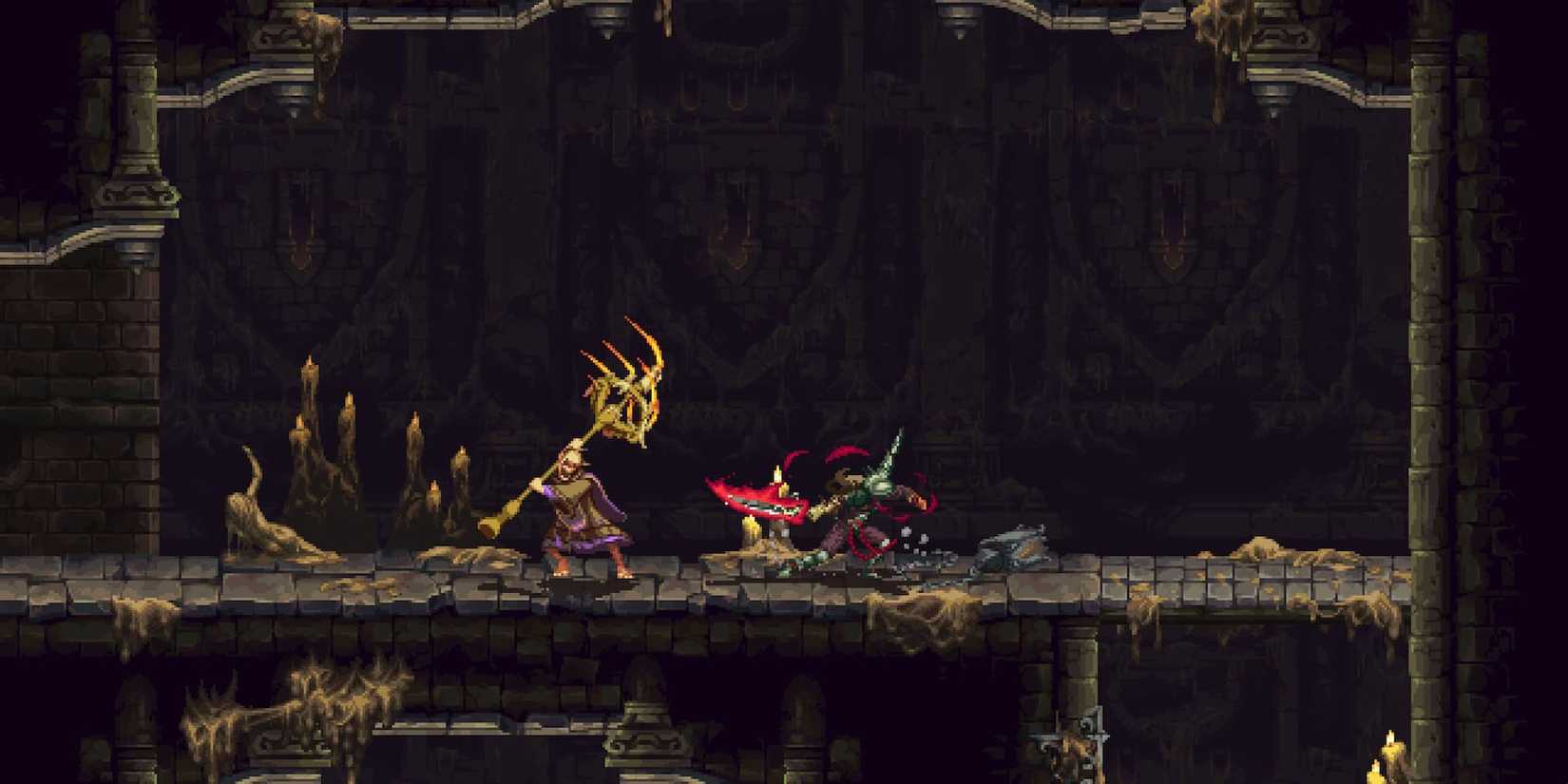 Fighting in Blasphemous 2