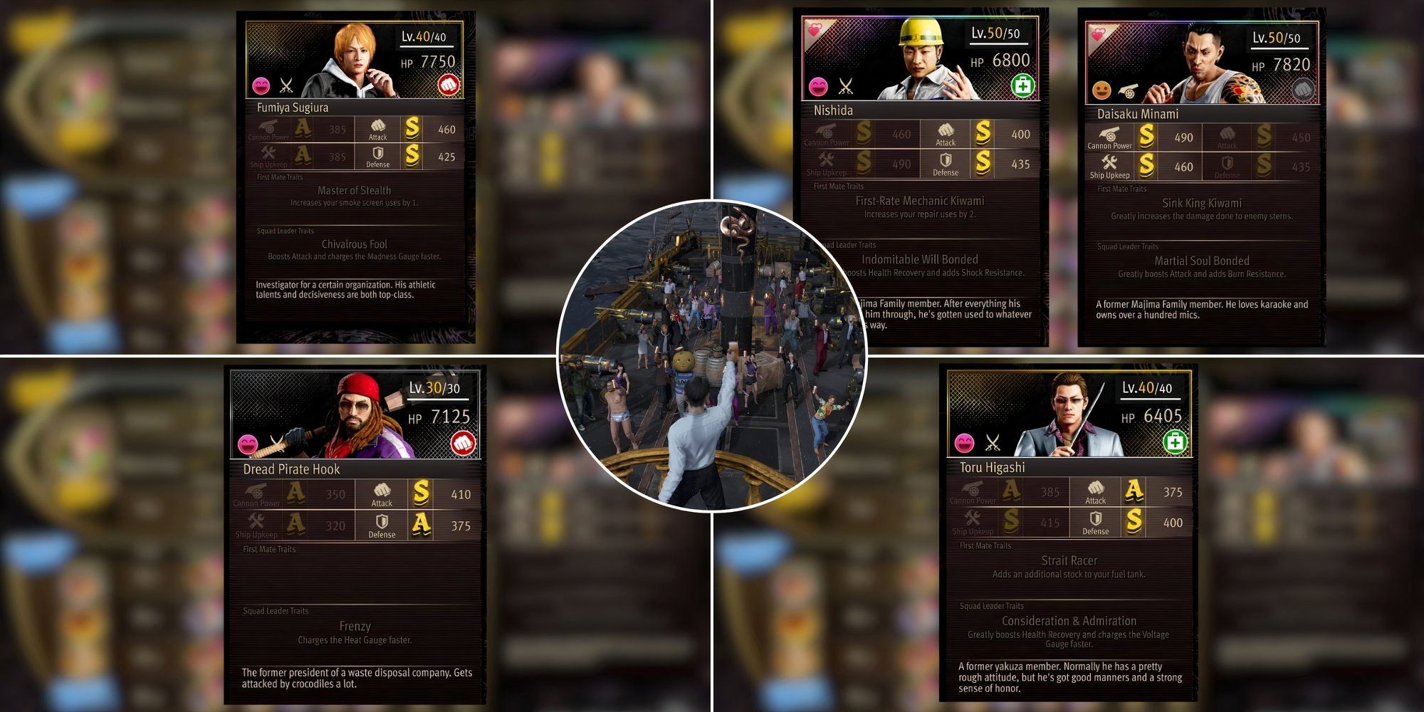 Like A Dragon: Pirate Yakuza: 12 Best Crew Members, Ranked