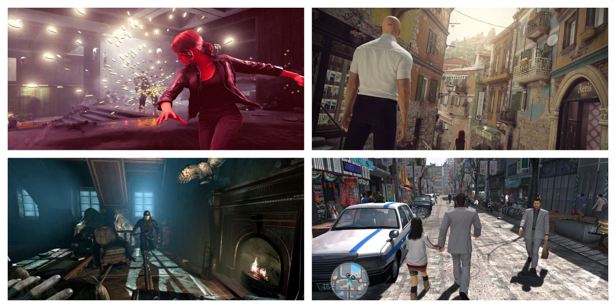 Semi Open World Games Control Hitman Thief Yakuza