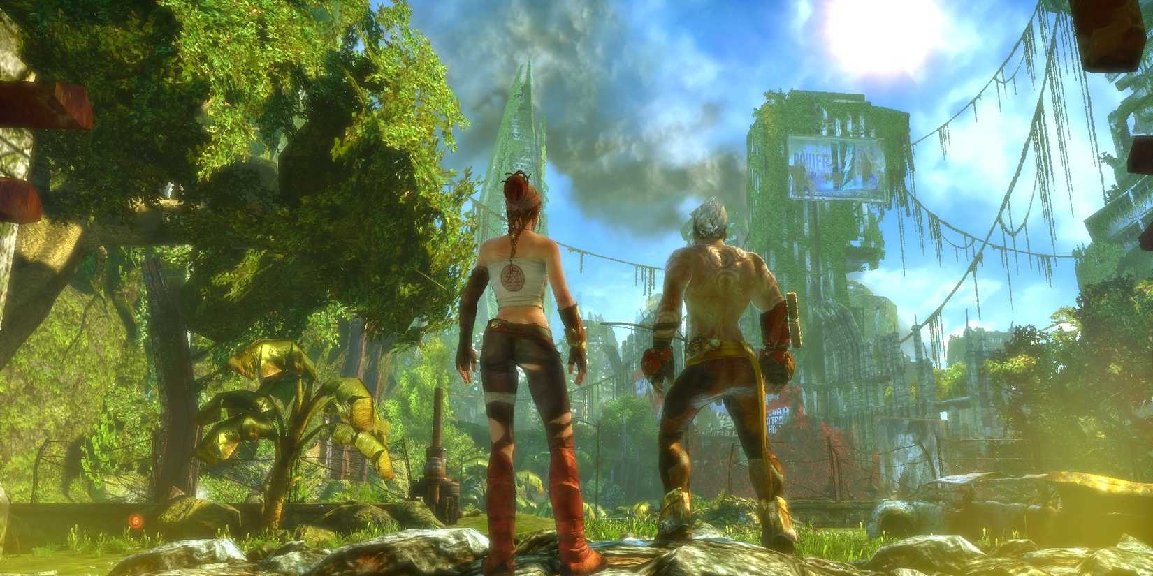 Journey and monkeys in Enslaved: Odyssey to the West