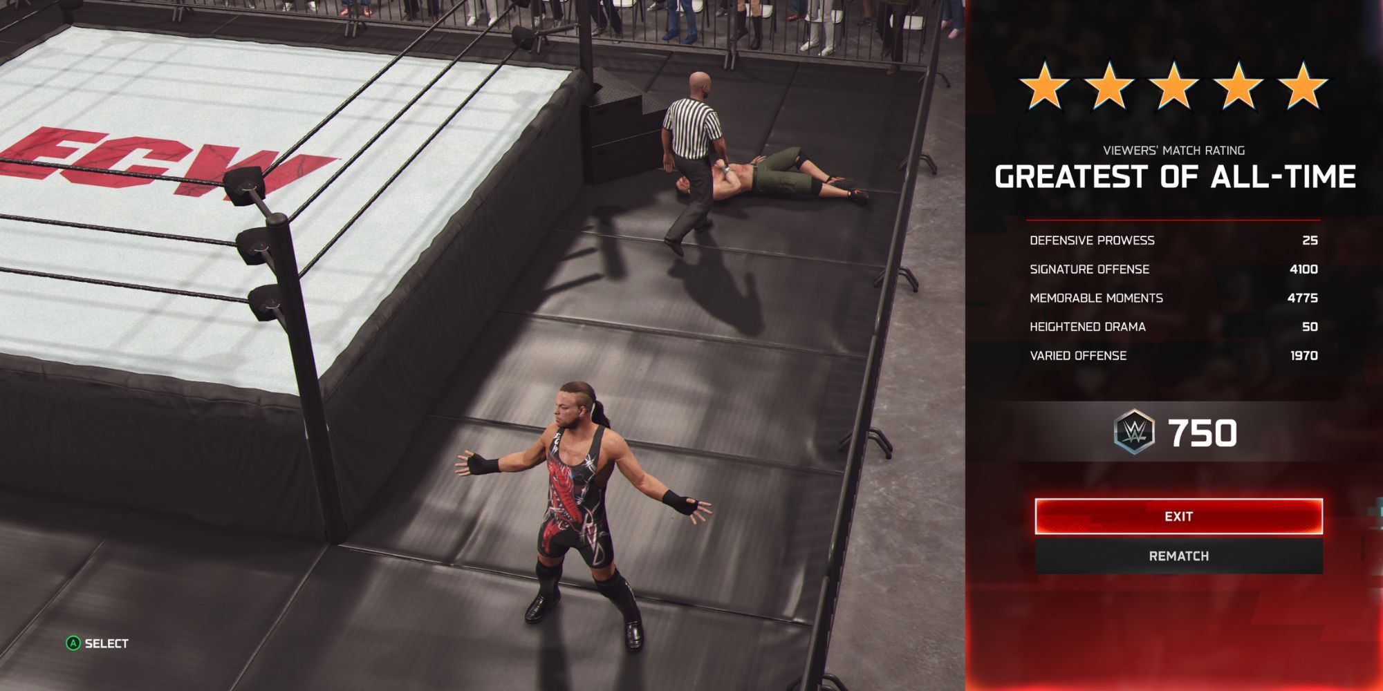 WWE 2K25 How to Increase Match Rating