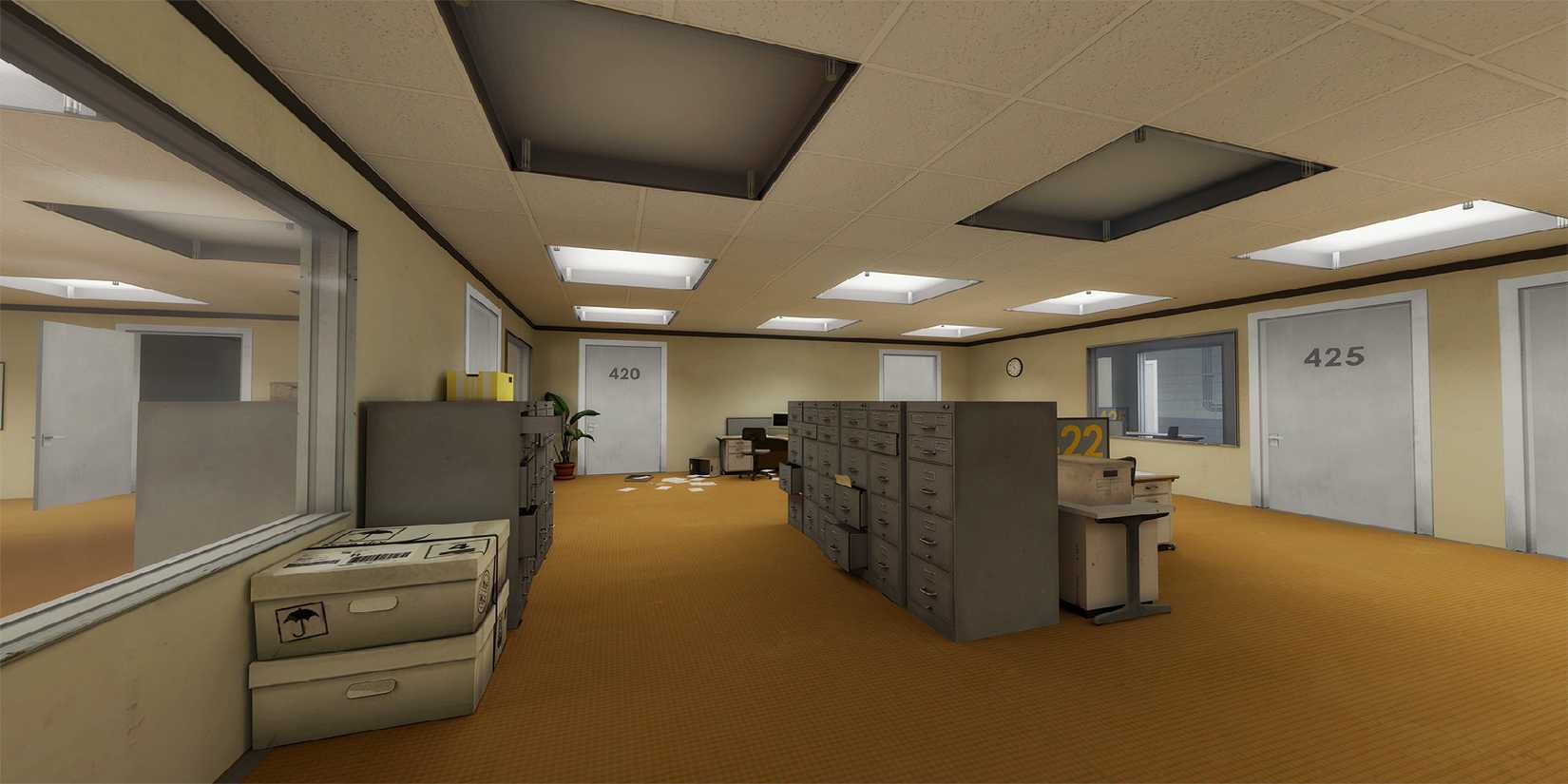The Stanley Parable An empty office room