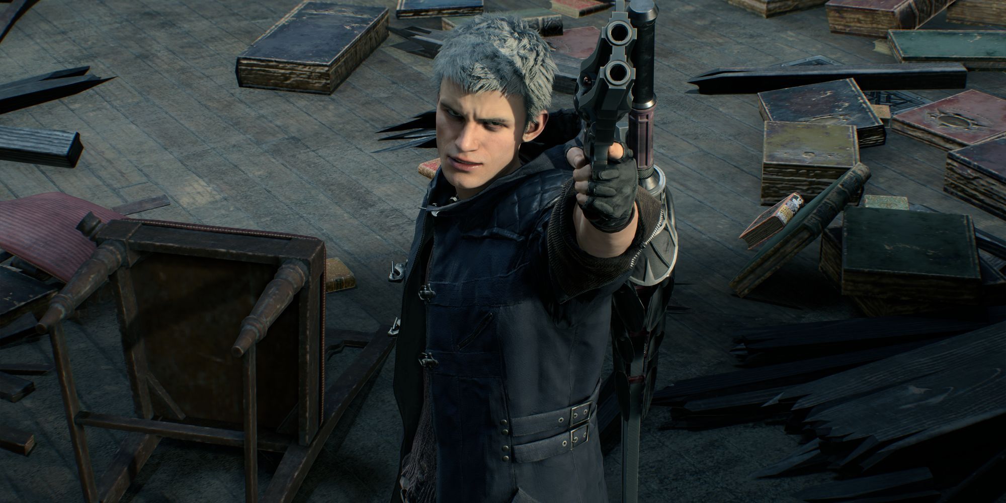 nero aiming blue rose