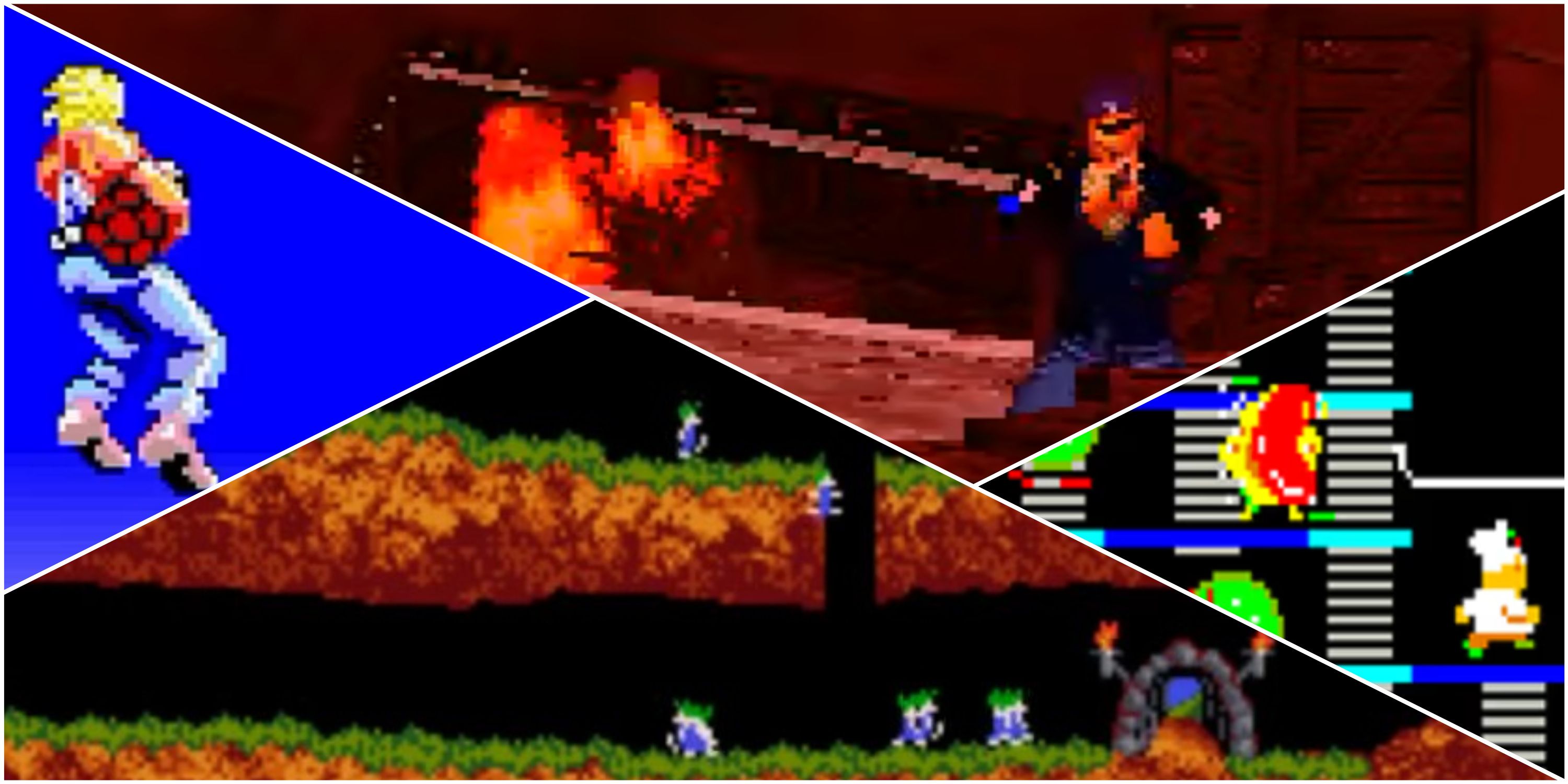 Space Harrier Time Crisis Burger Time Lemmings