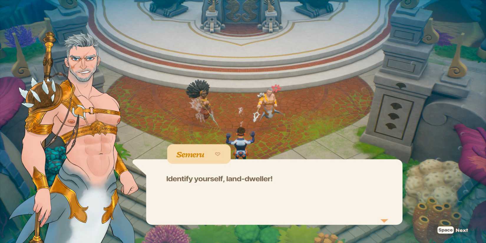 Coral Island Mermaid Kingdom Smell Dialogue