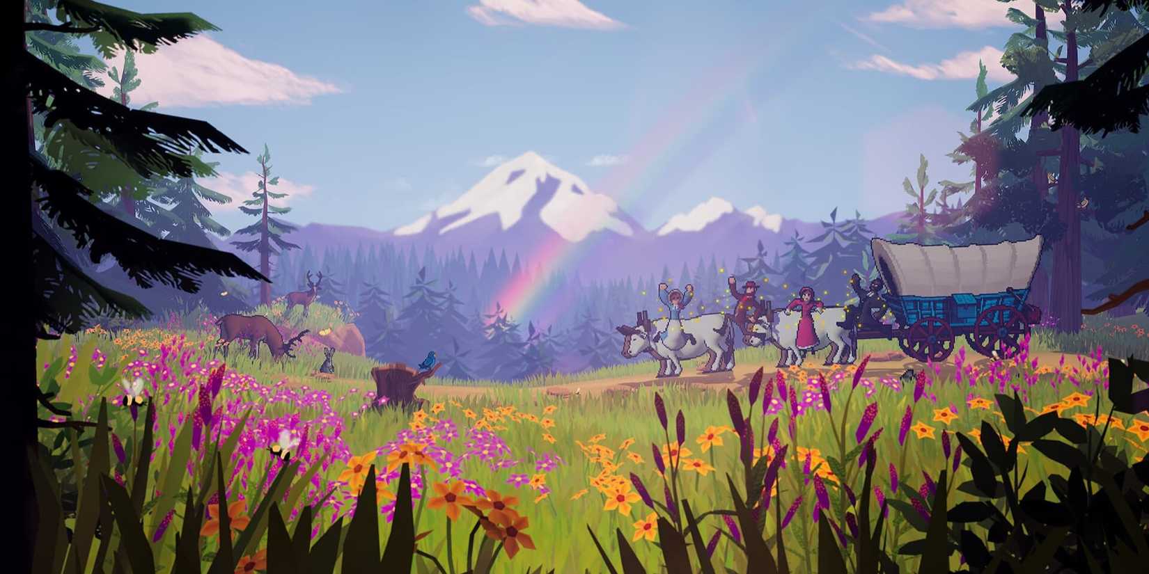 Rainbow in The Oregon Trail