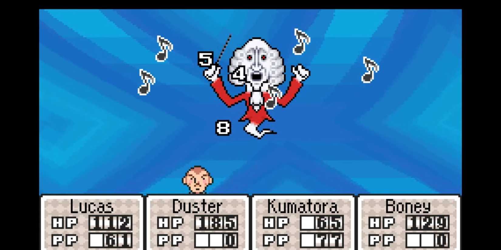 Fighting Lord Passion in Mother 3
