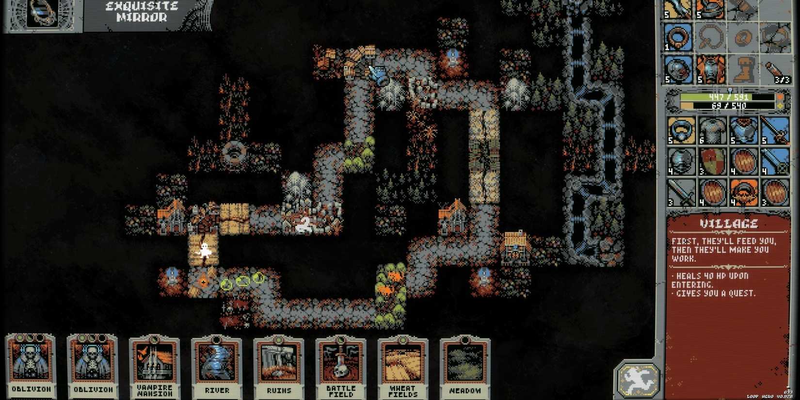 Building a map in Loop Hero