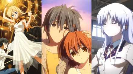 Your Lie in April, Clannad_ After Story, Angel Beats!