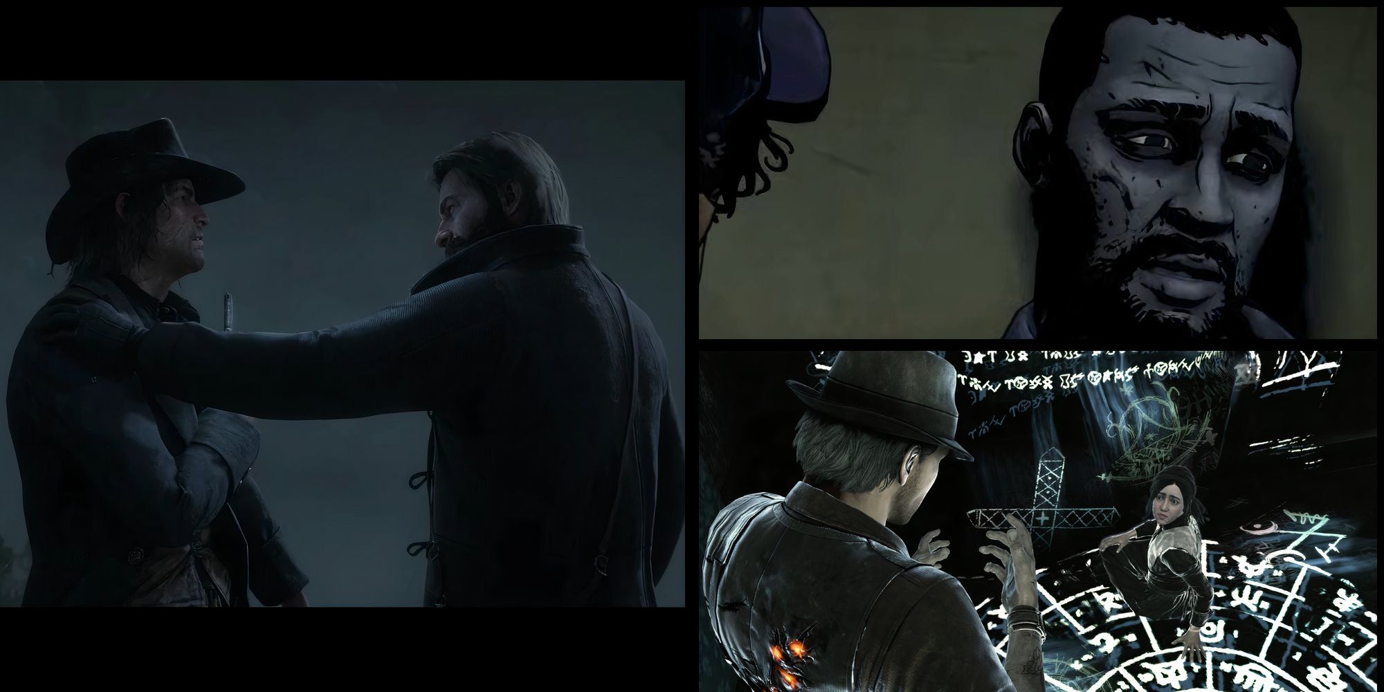 Red Dead Redemption 2, The Walking Dead, and Murdered: Soul Suspect