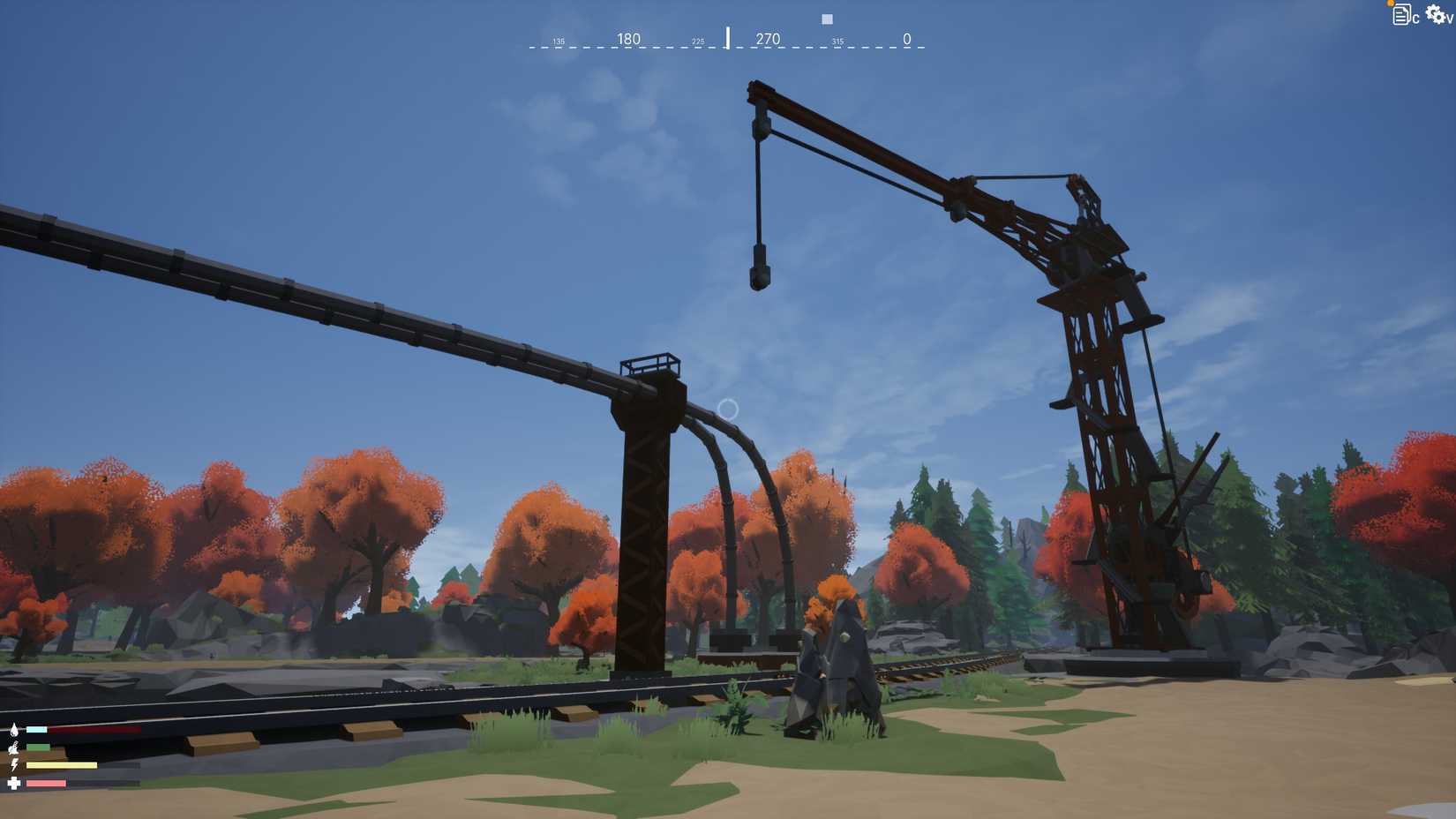 Trainfort crane