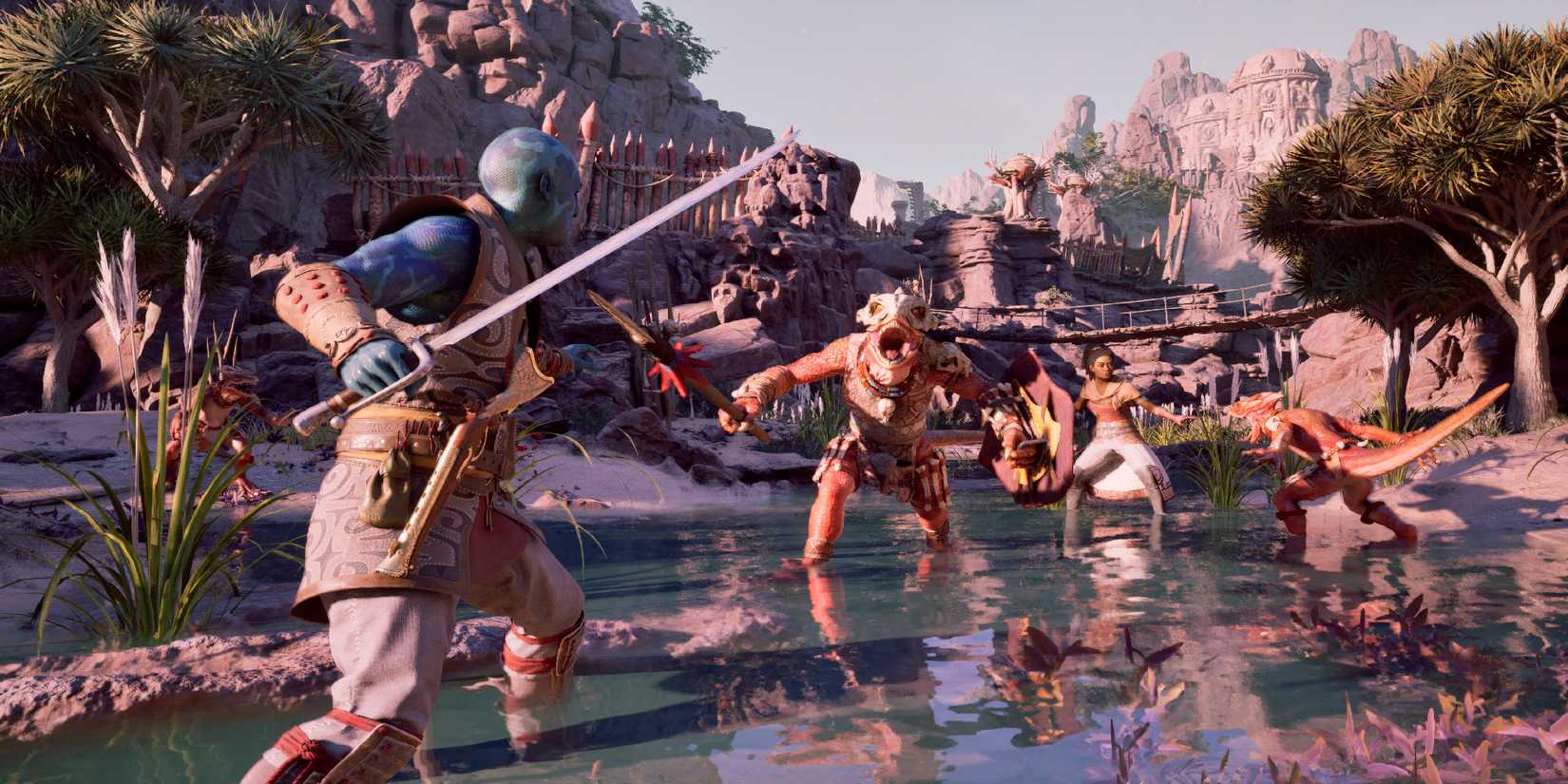 Avowed Kai fighting an enemy
