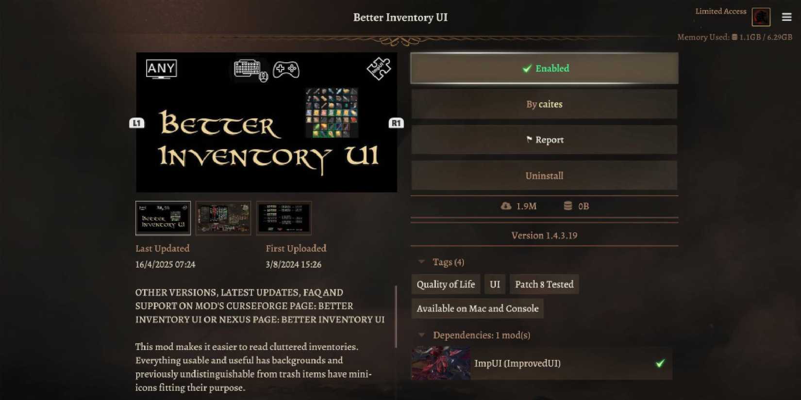 Baldur's Gate 3: 10 Best Mods To Try In Patch 8