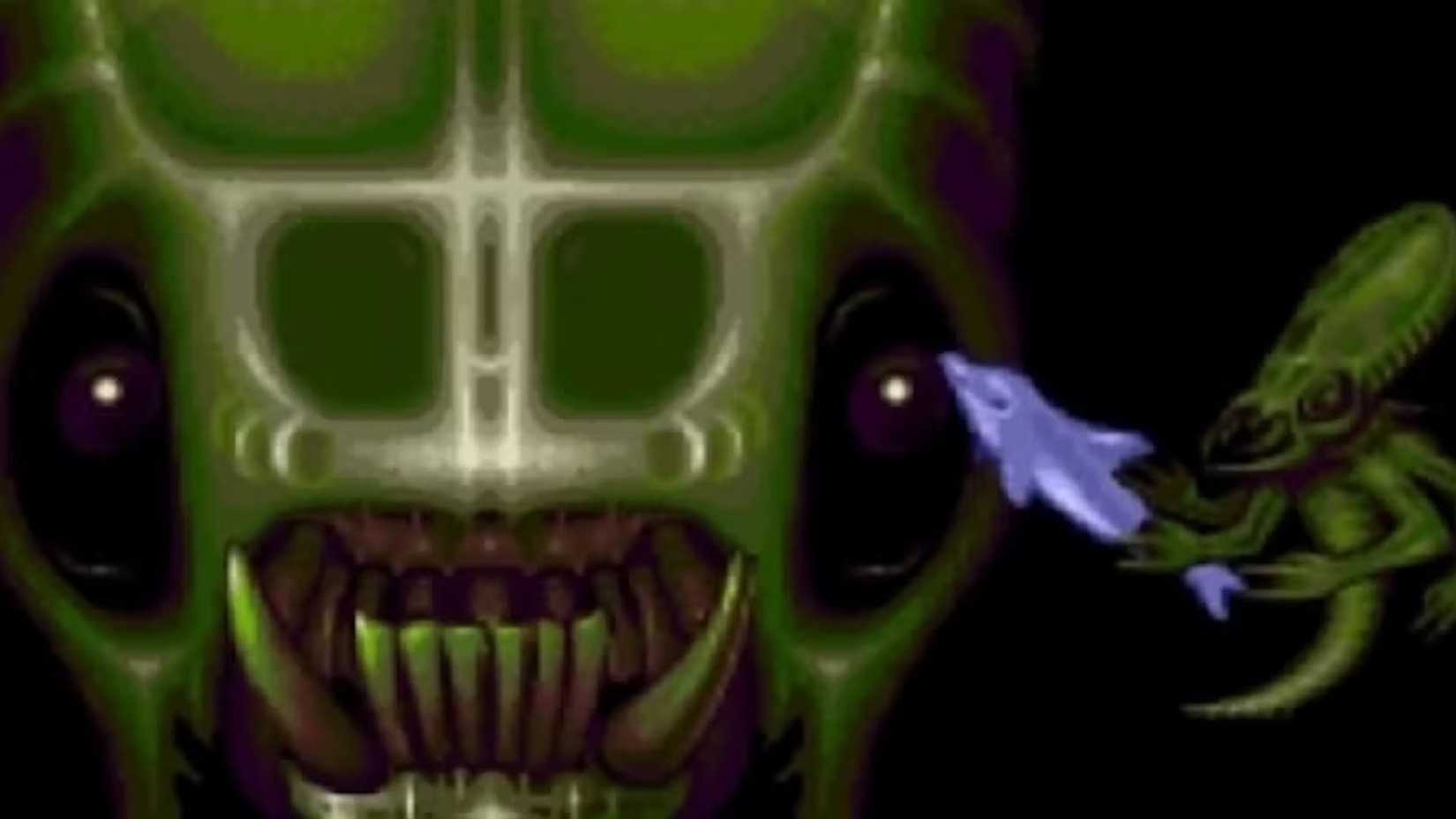 Ecco-The-Dolphin-Vortex-Queen-Boss-Fight Animation