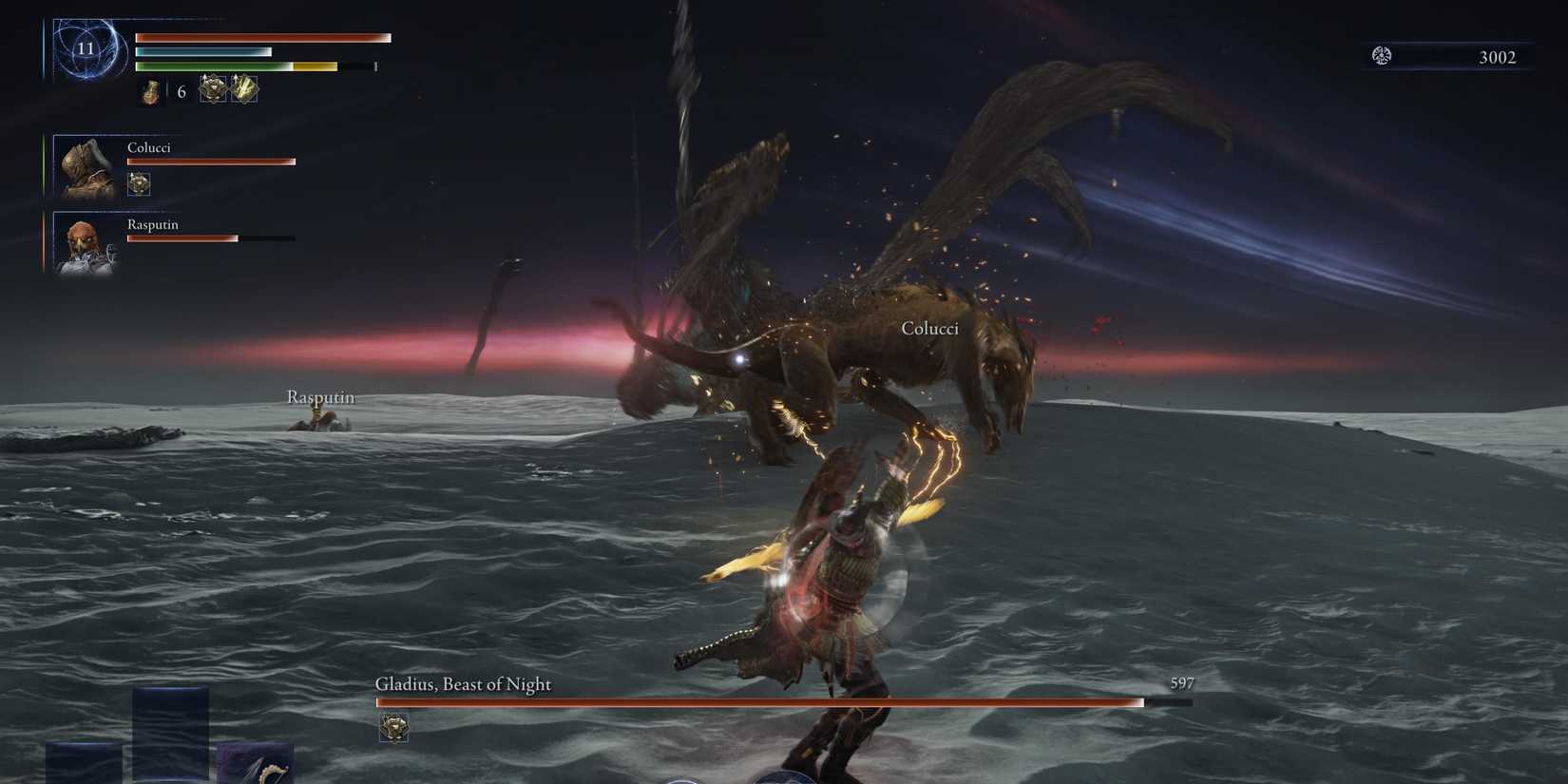 fighting gladius in tricephalos expedition