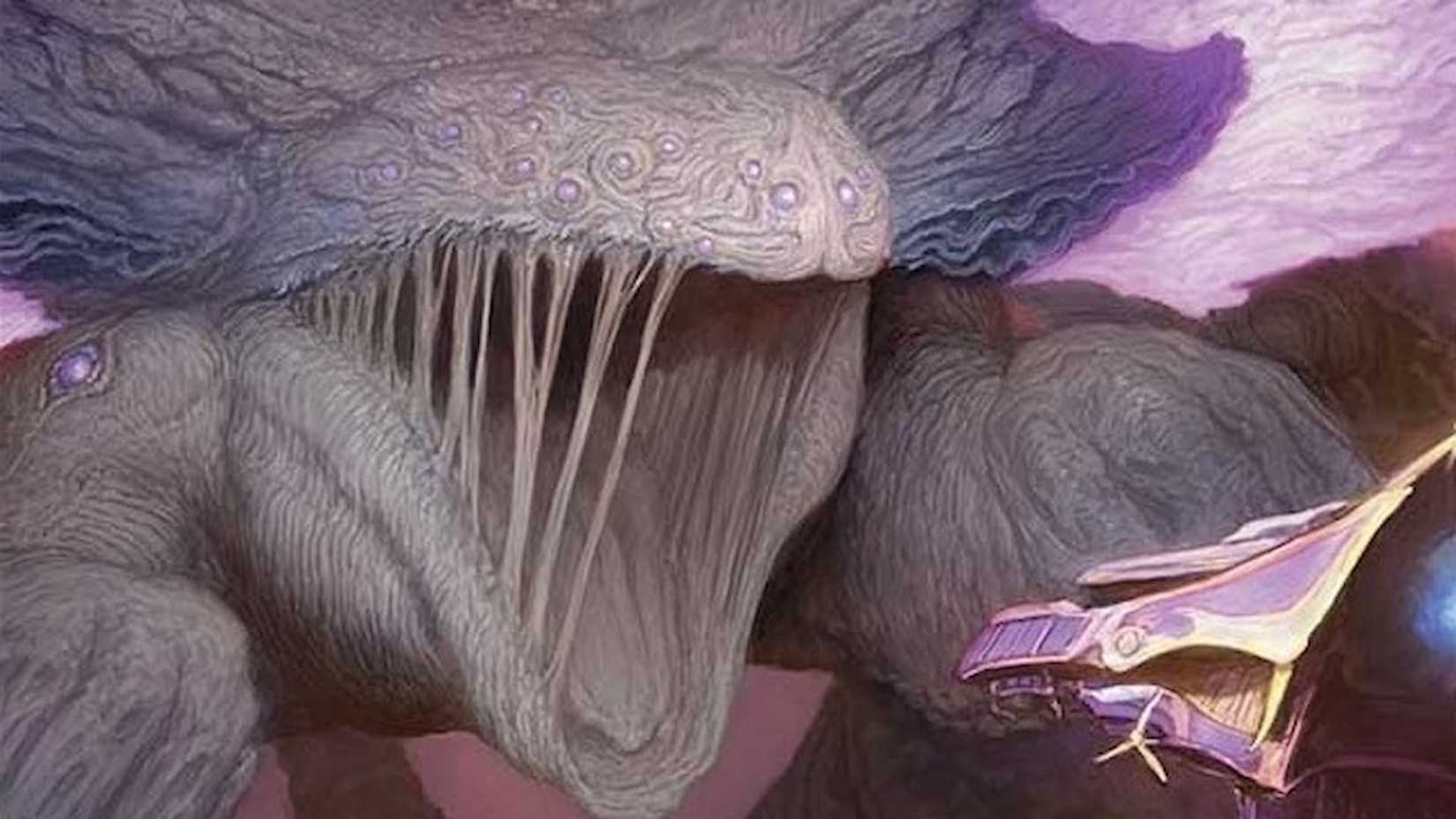 Final Fantasy X Sin Magic the Gathering Open Mouth