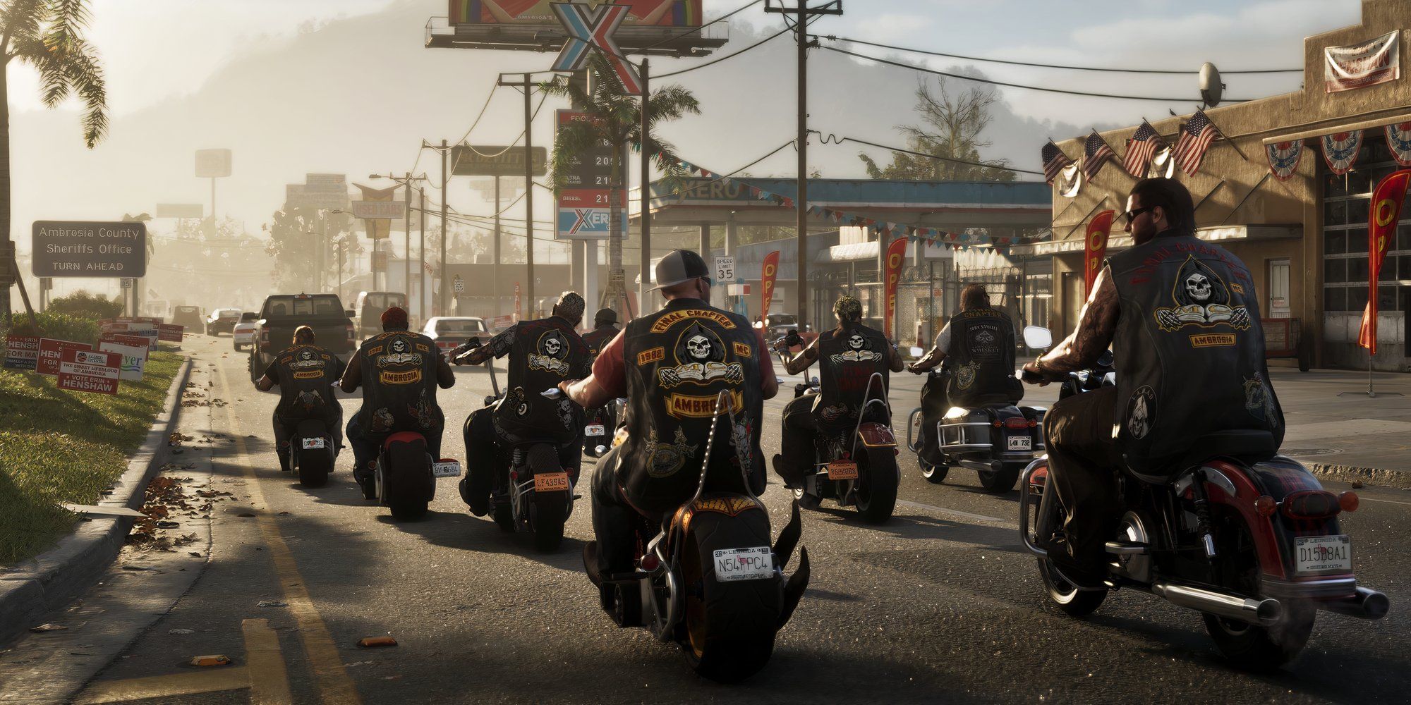 Grand Theft Auto VI Screenshot With Bikers on the Road
