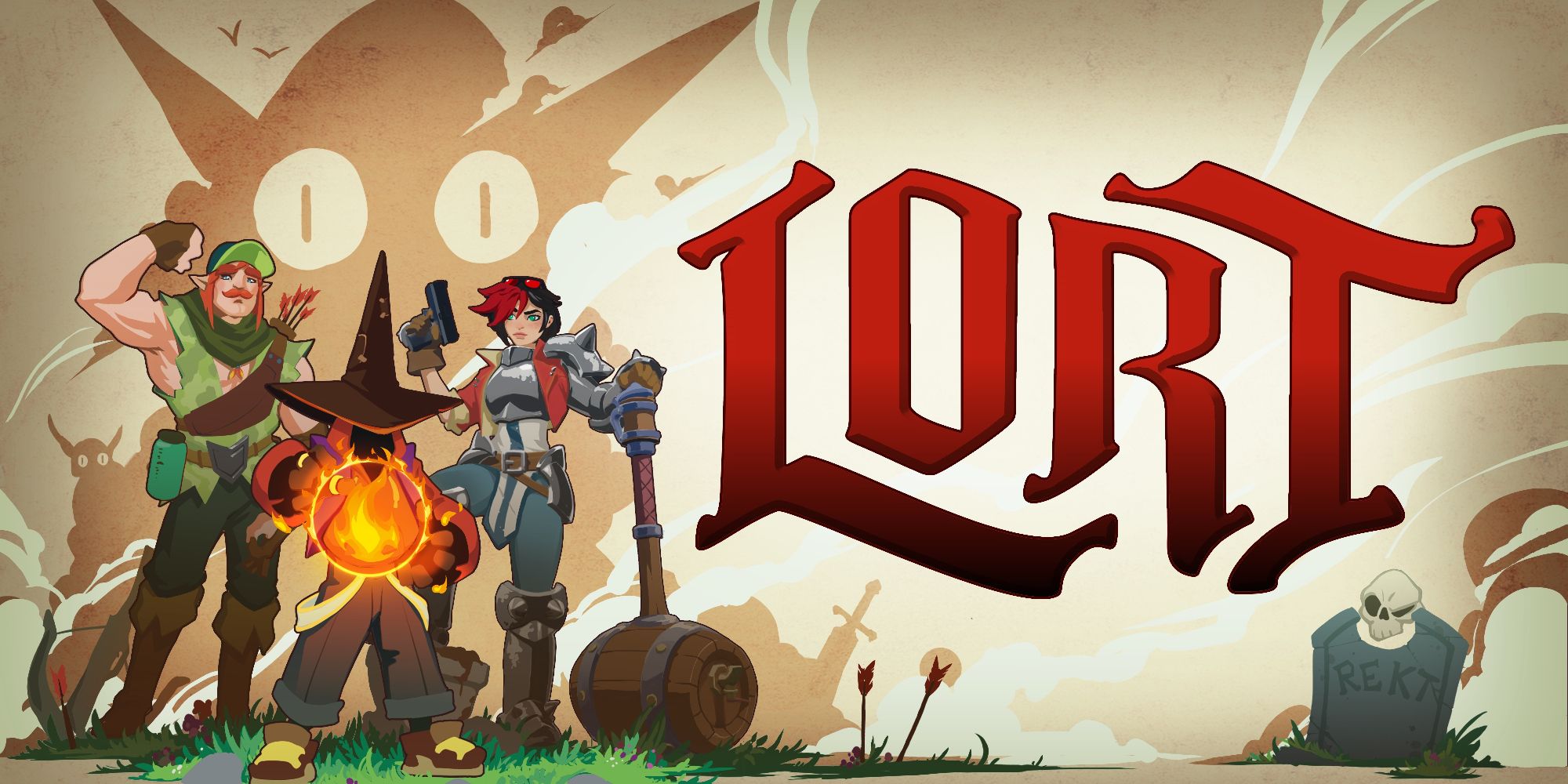 LORT News Article Thumbnail, featuring the key art of the characters in LORT.