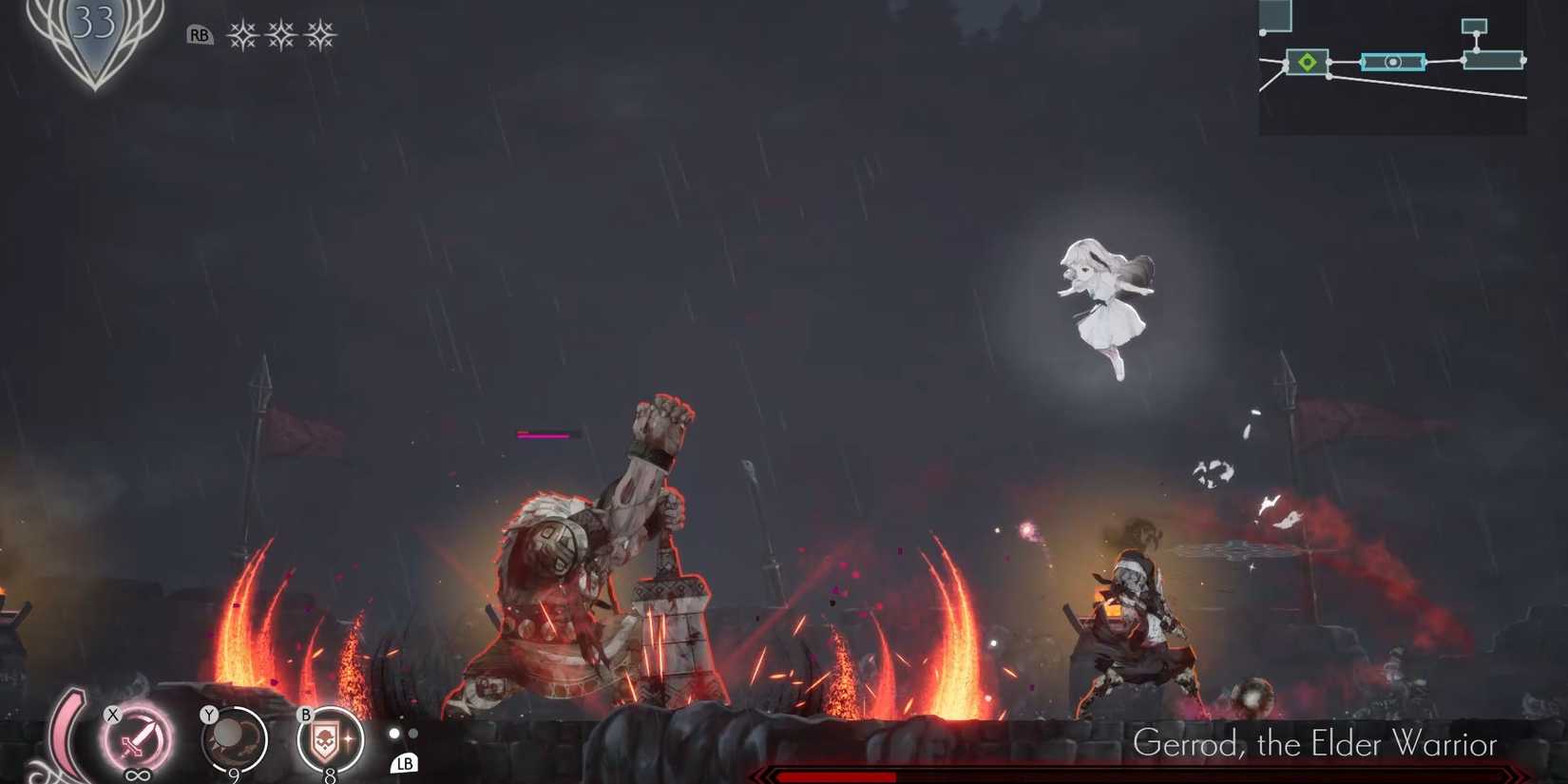 Lily and Sigrid fight Gerrod in 