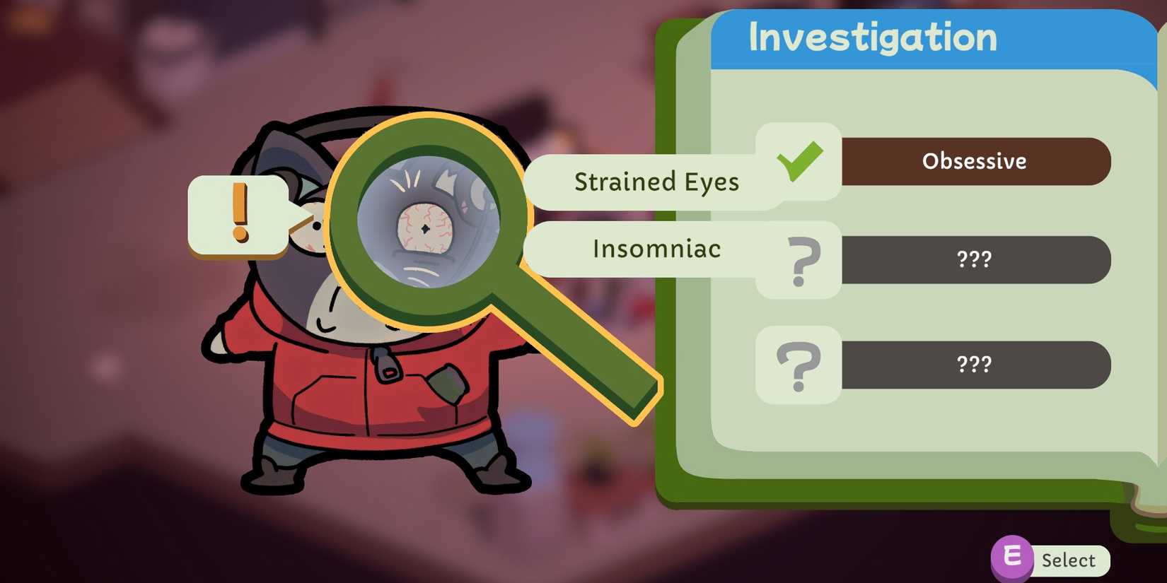 Inspecting Laura in Duck Detective