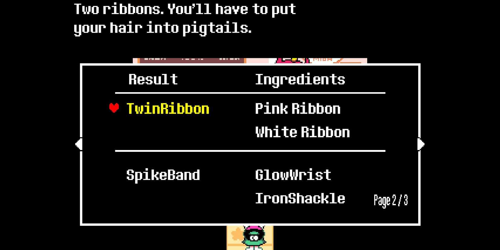 Chapter Ribbon Deltarune: Chapter Two Full Guide and Walkthrough