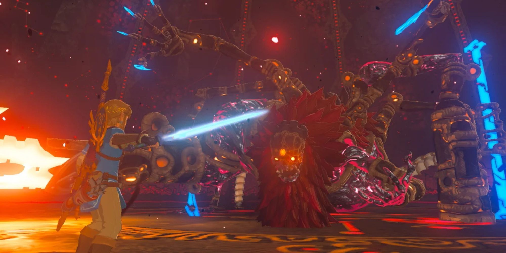 Fighting Ganon BOTW