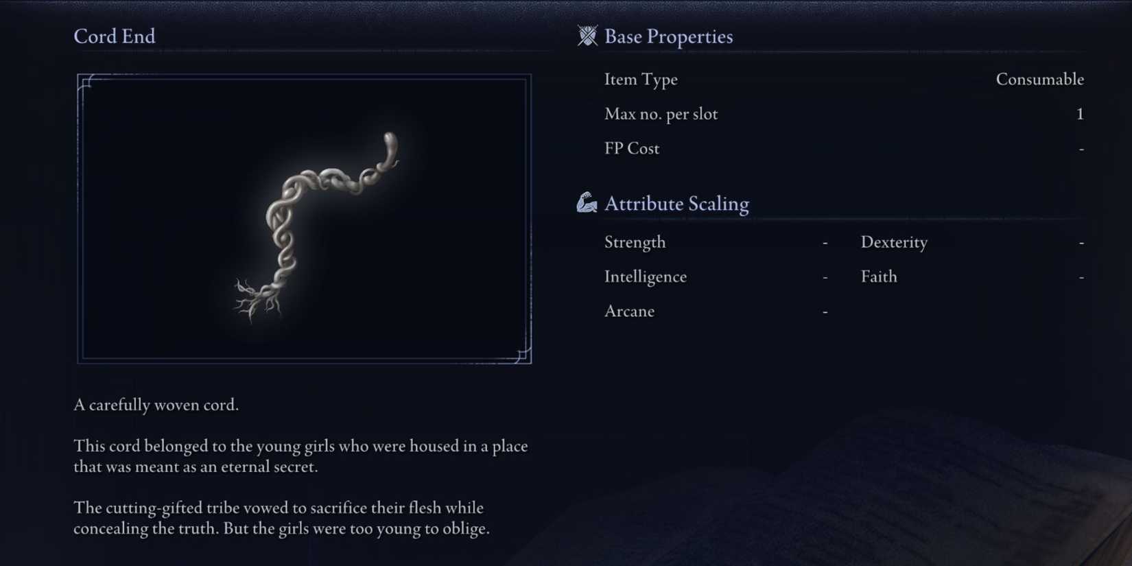 Cord End in Elden Ring Nightreign