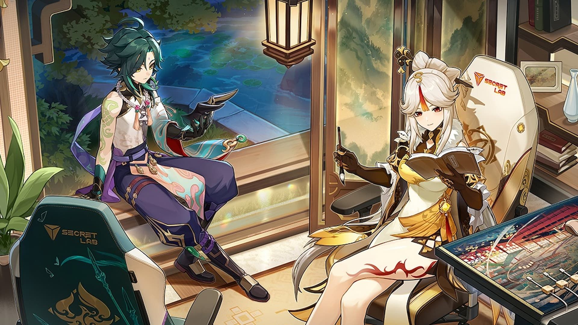 Genshin Impact x Secretlab Chairs Inspired By Xiao & Ningguang