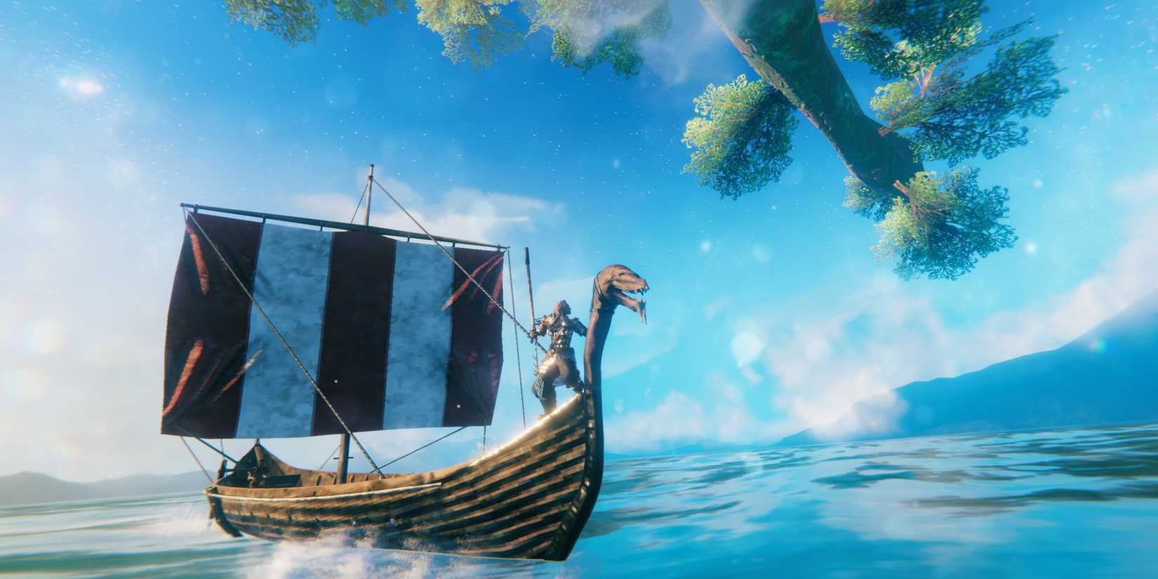 viking ship in valheim