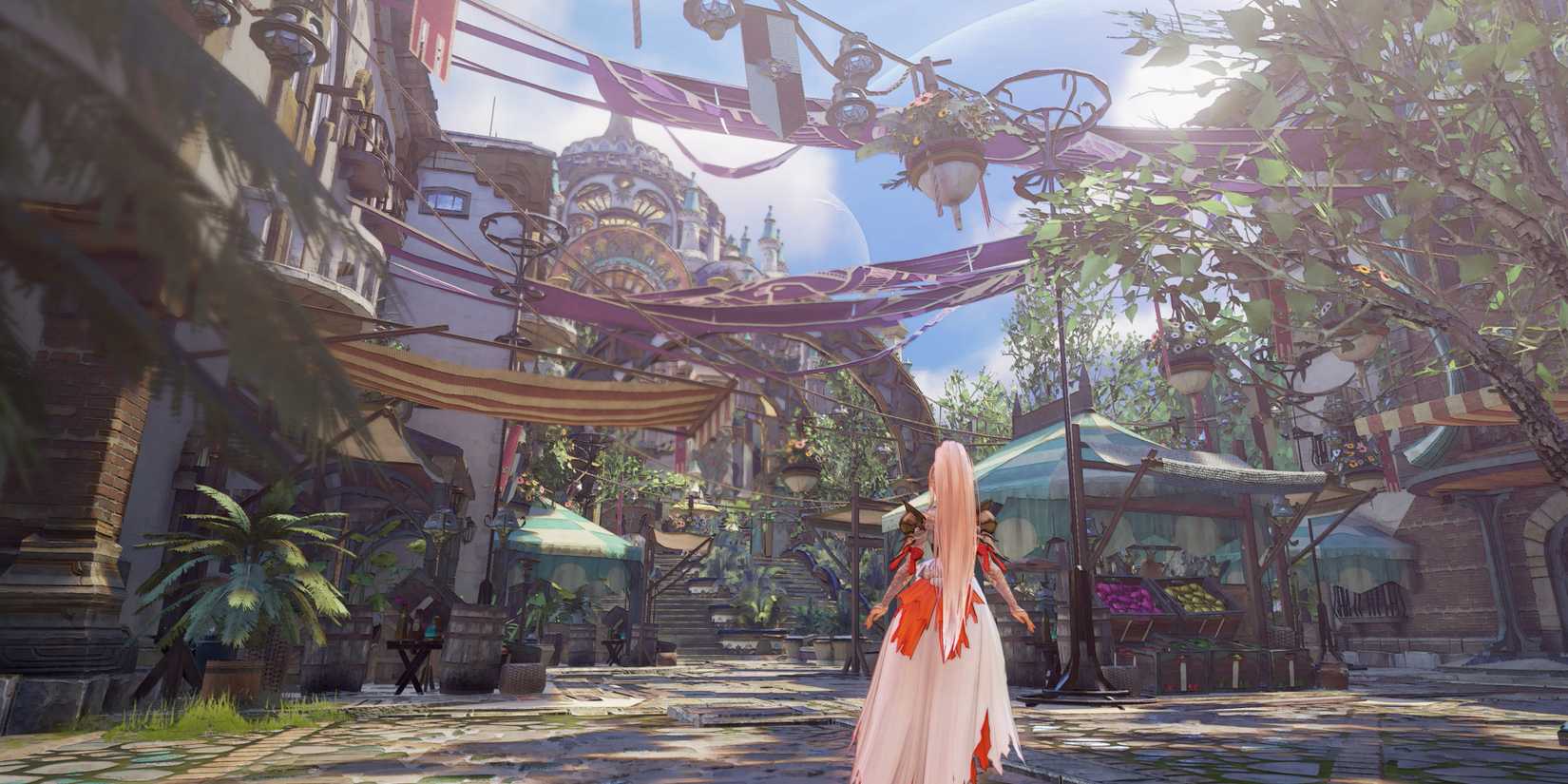 Shionne in a town in Tales of Arise
