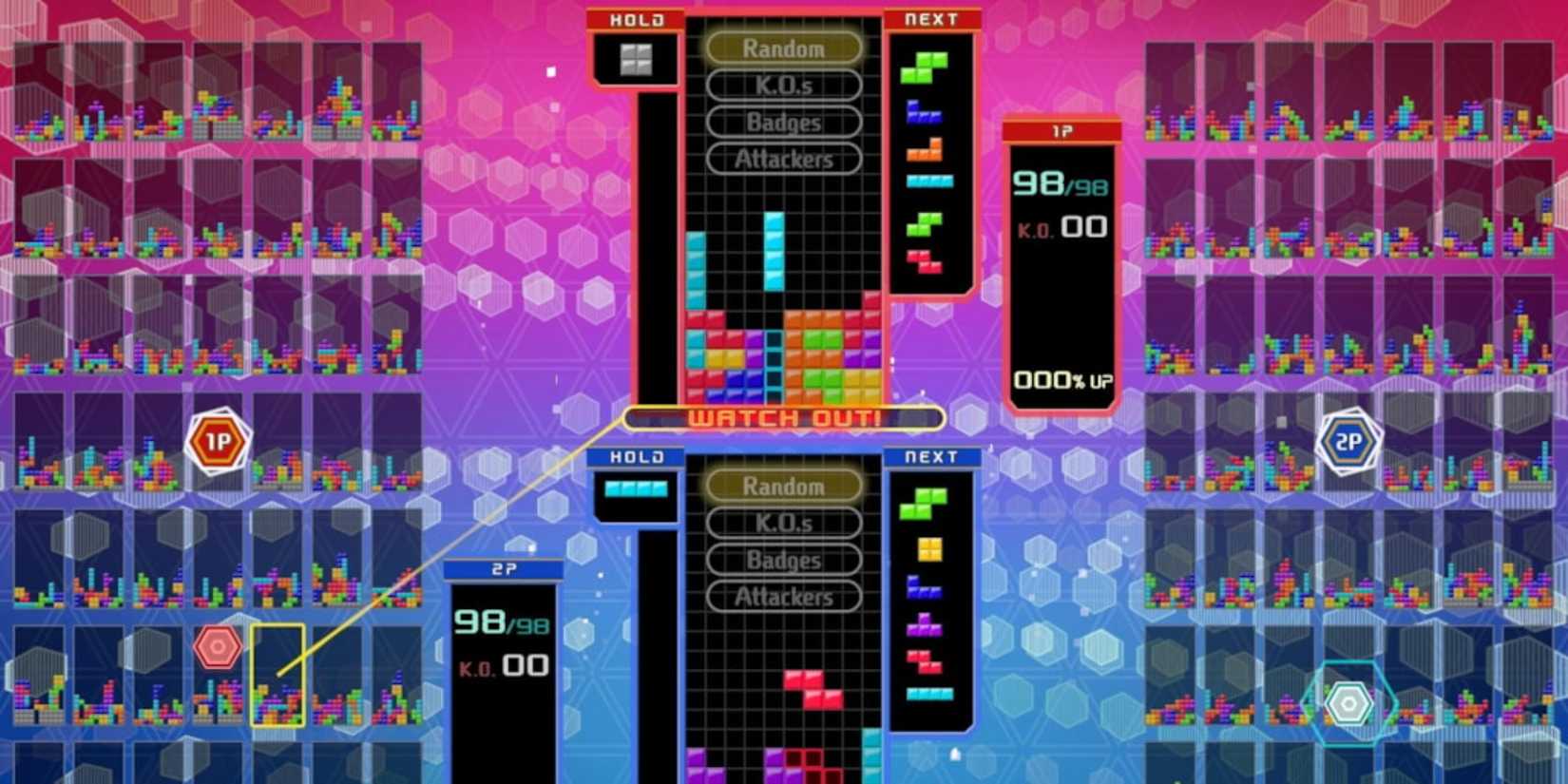 Tetris 99 game