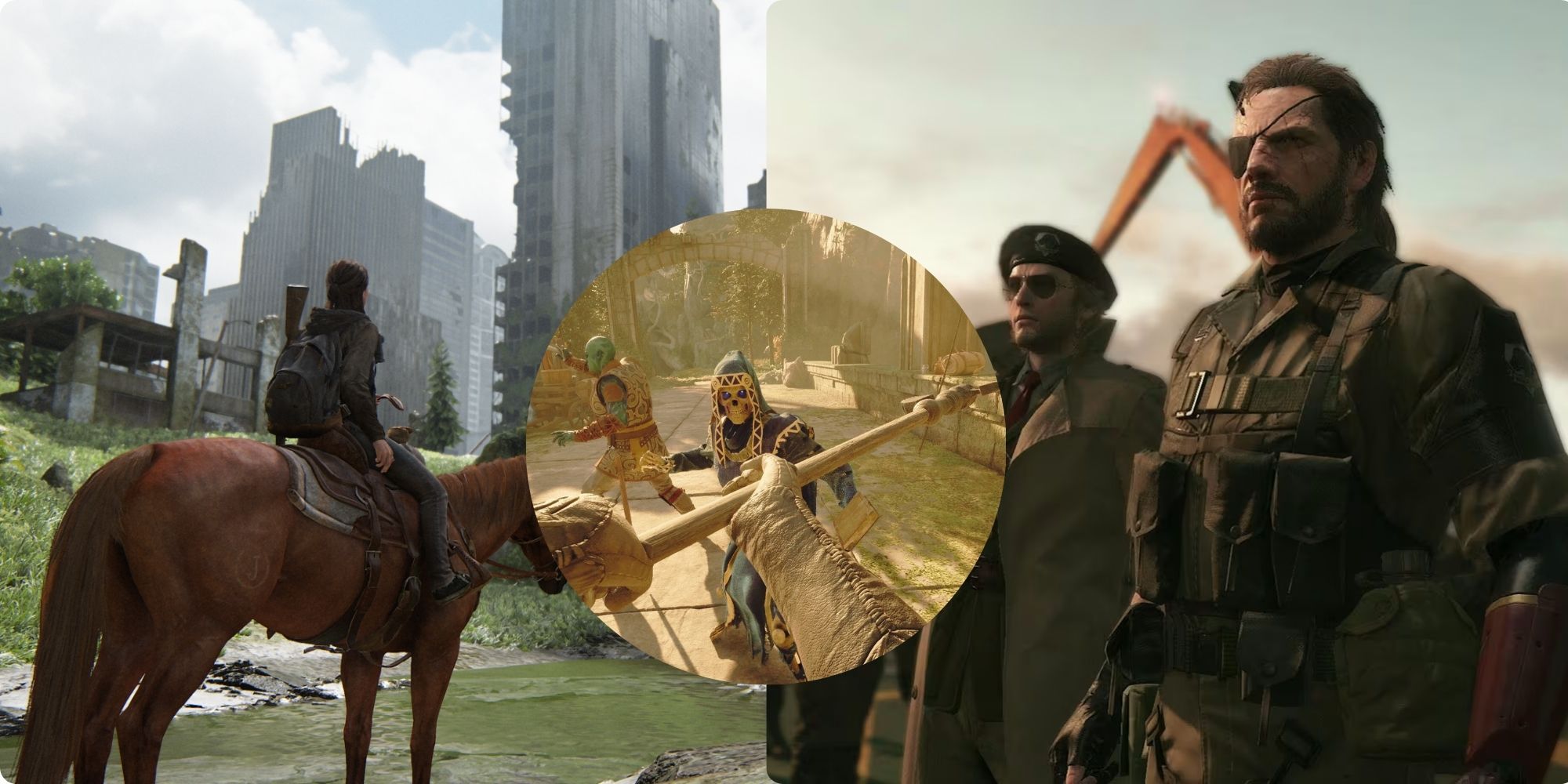 The Last of Us Part 2, Metal Gear Solid 5, Avowed