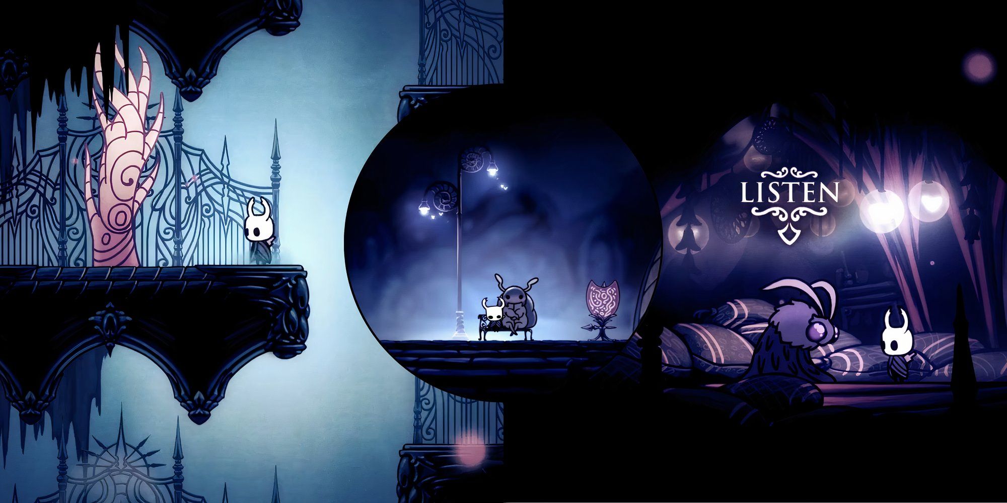 Whispering Roots, the Seer and sitting with Bretta in Hollow Knight